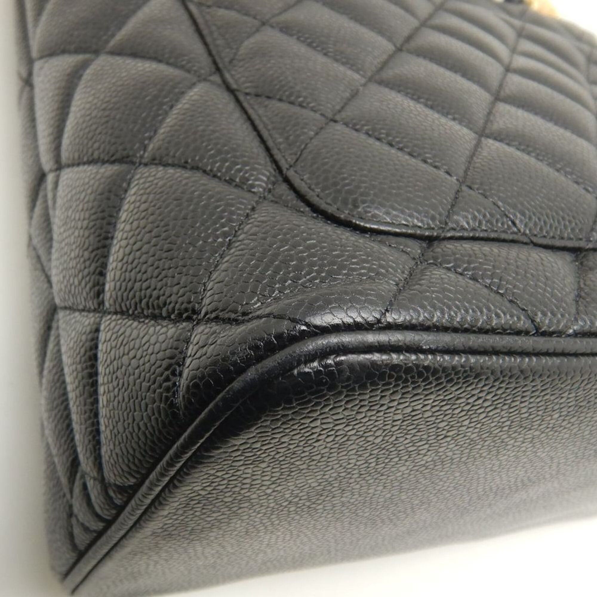 Chanel CHANEL Reissue Tote A01804 Bag, Caviar Leather, Black, Women's, 253852 Size ONE SIZE - 14 Thumbnail