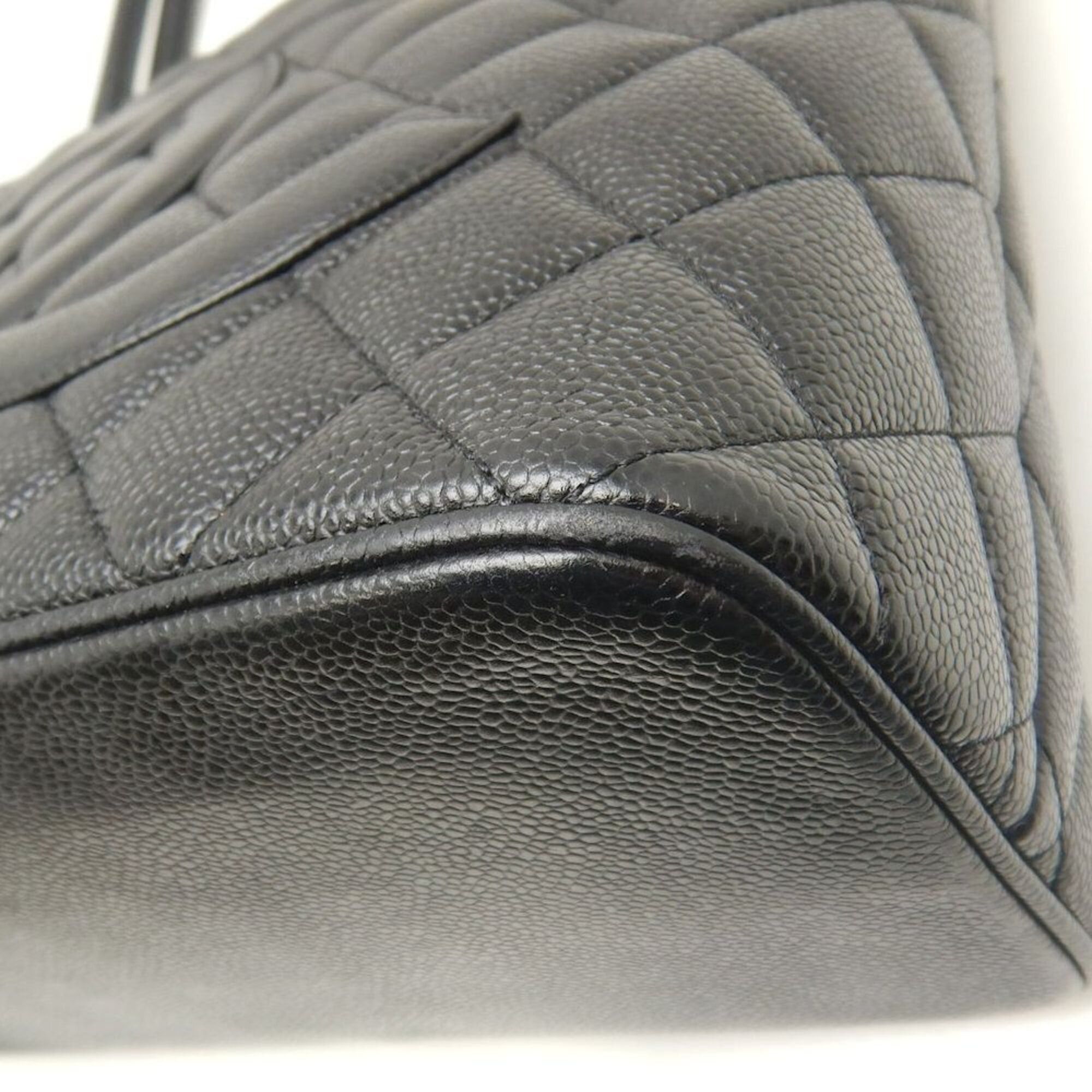 Chanel CHANEL Reissue Tote A01804 Bag, Caviar Leather, Black, Women's, 253852 Size ONE SIZE - 13 Thumbnail