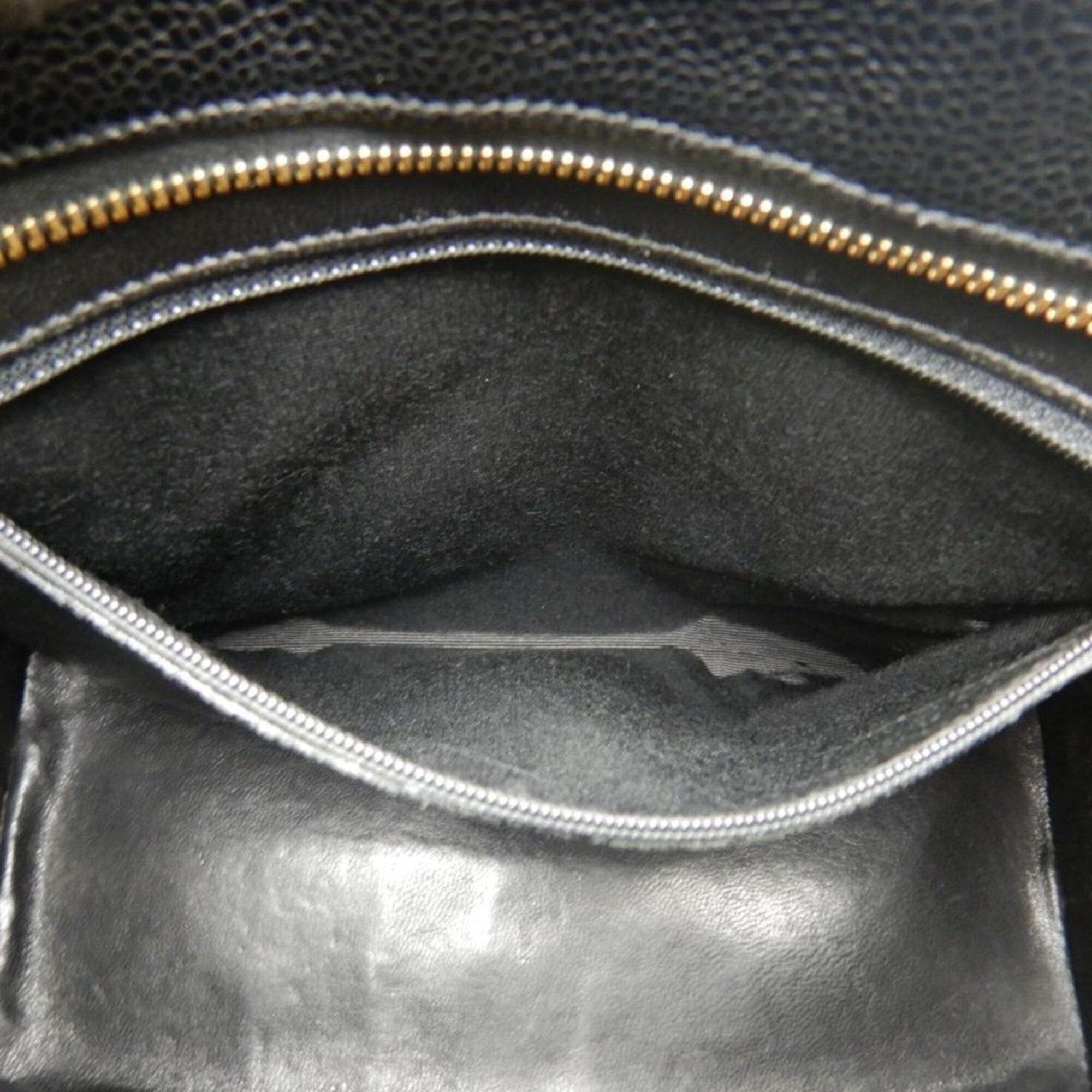 Chanel CHANEL Reissue Tote A01804 Bag, Caviar Leather, Black, Women's, 253852 Size ONE SIZE - 18 Thumbnail