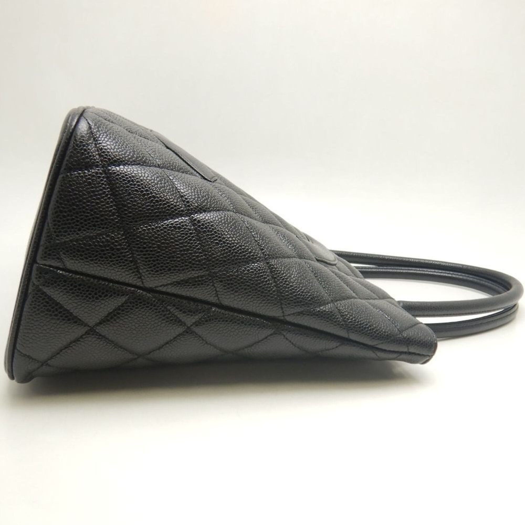 Chanel CHANEL Reissue Tote A01804 Bag, Caviar Leather, Black, Women's, 253852 Size ONE SIZE - 5 Thumbnail