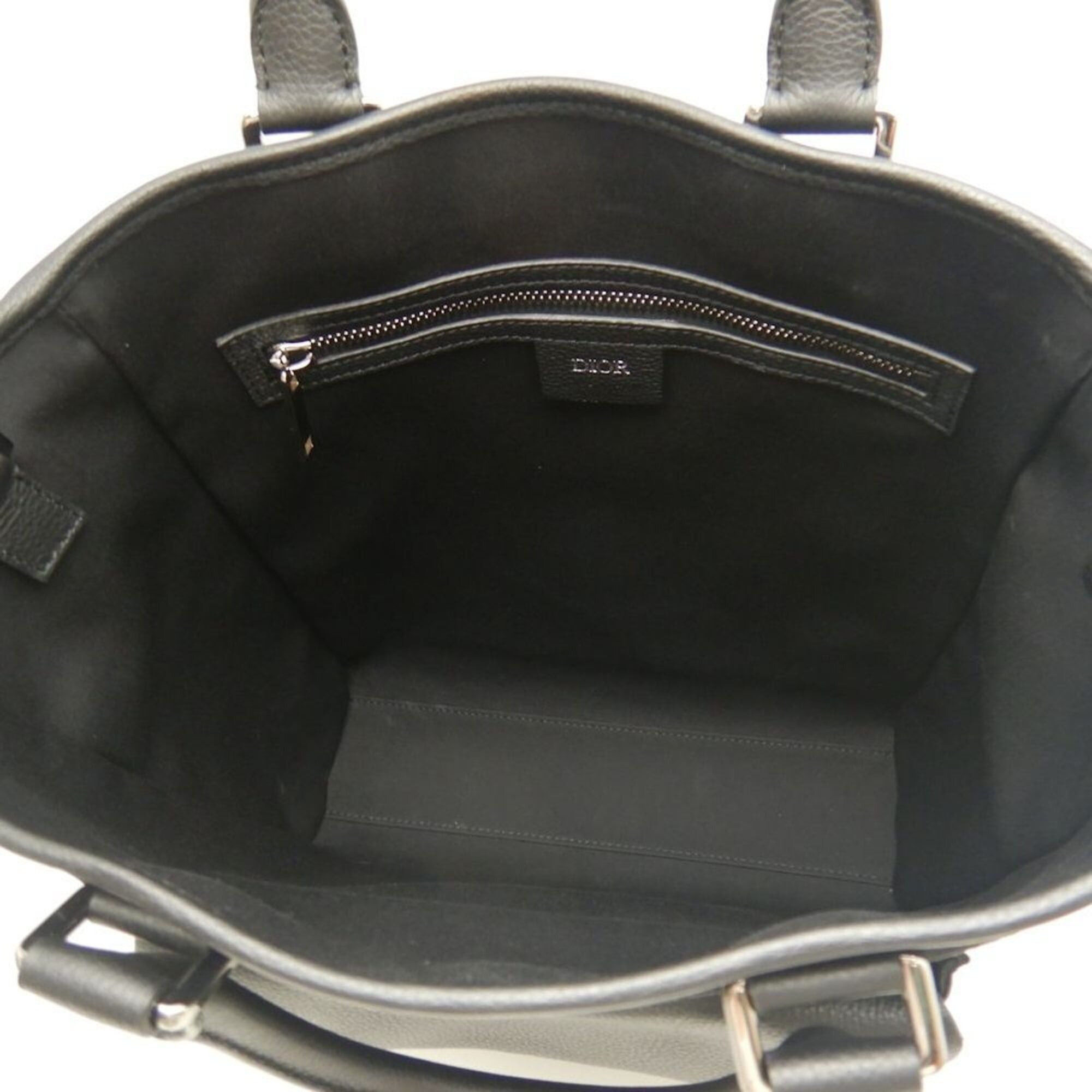 Dior Christian Dior Dior Oblique Explorer 2-Way Tote Bag, Nylon, Navy, Women's, 253828 Size ONE SIZE - 6 Thumbnail