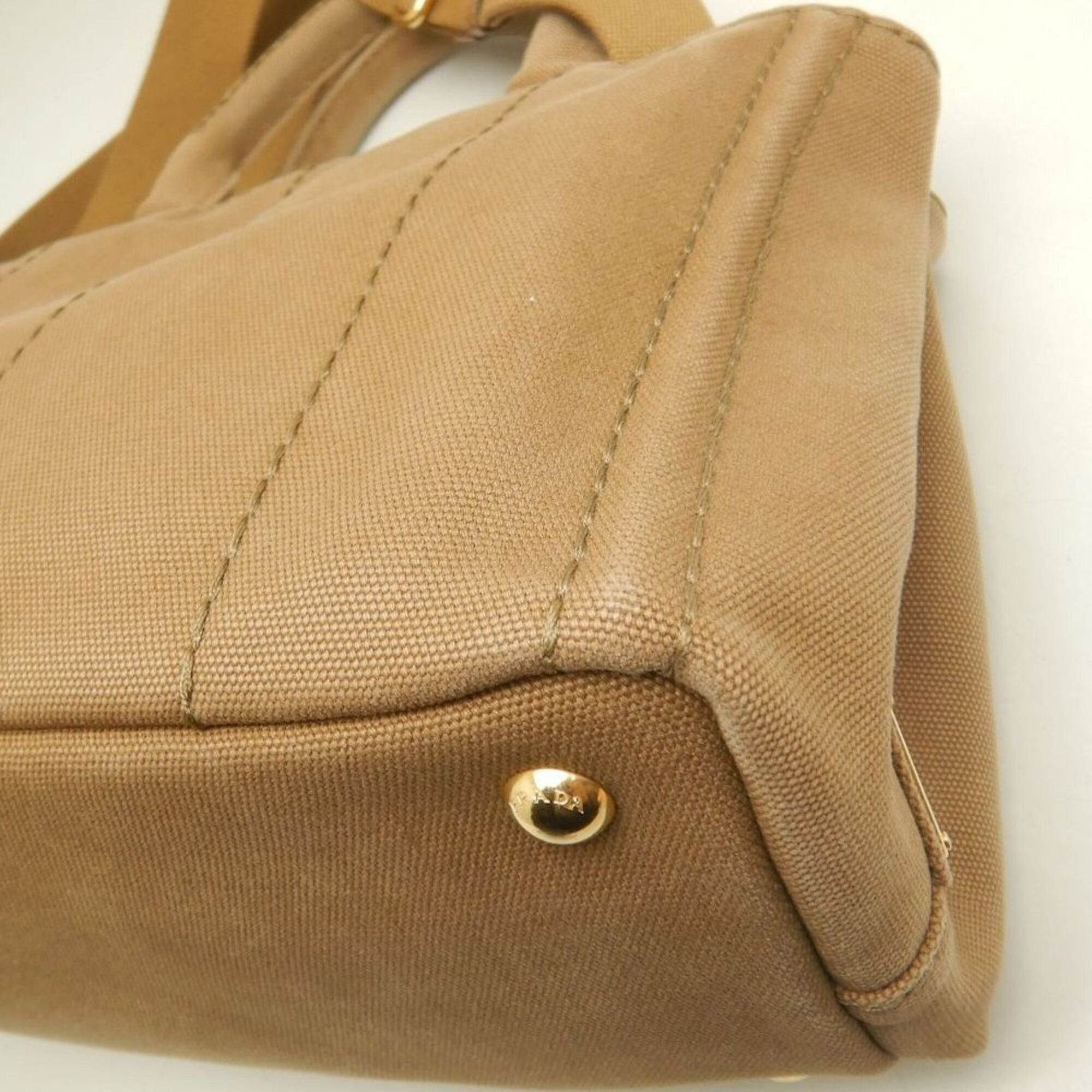 Prada PRADA Canapa PM 1BG439 Tote Bag, Canvas, TABACCO, Women's, 253851 Size ONE SIZE - 17 Thumbnail
