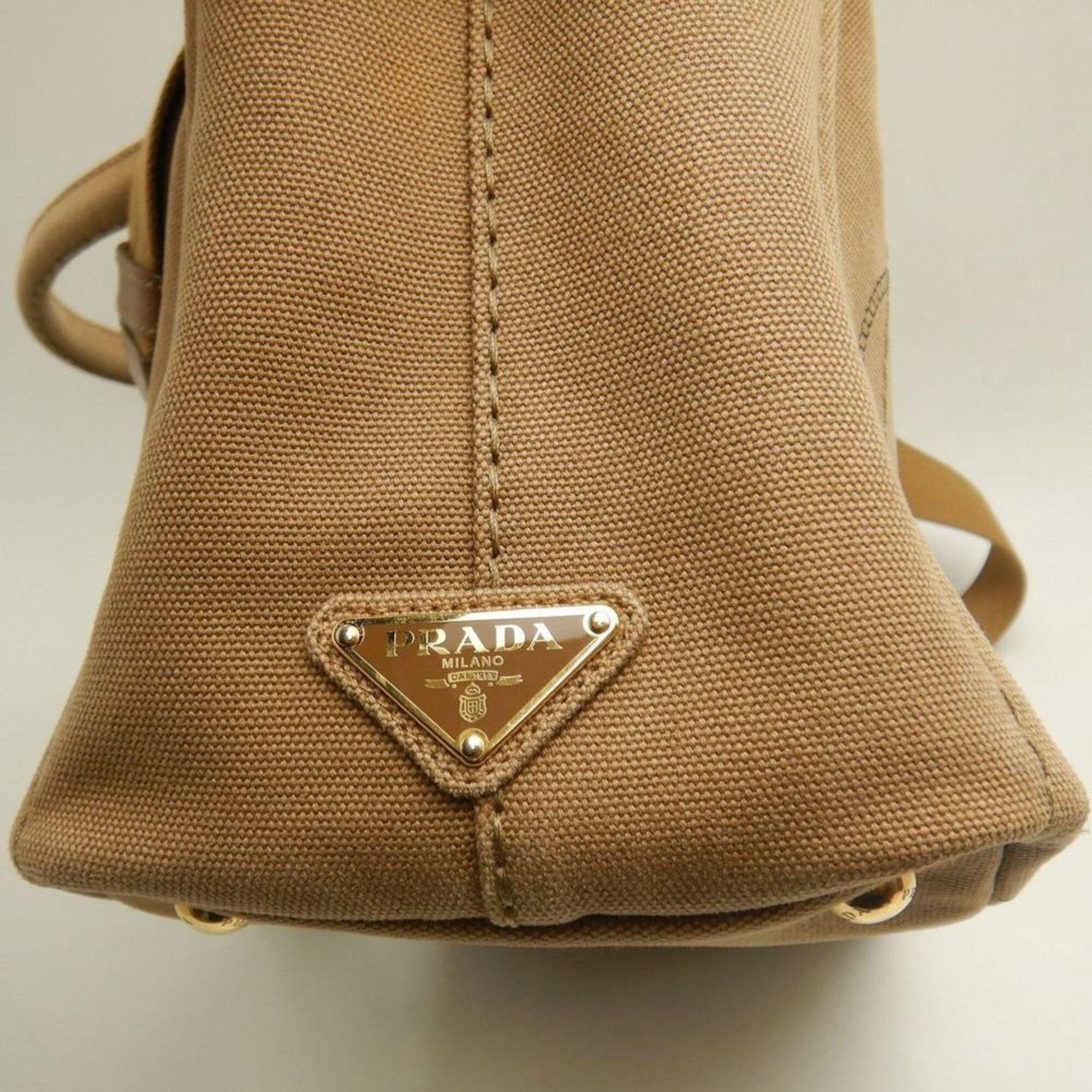 Prada PRADA Canapa PM 1BG439 Tote Bag, Canvas, TABACCO, Women's, 253851 Size ONE SIZE - 13 Thumbnail