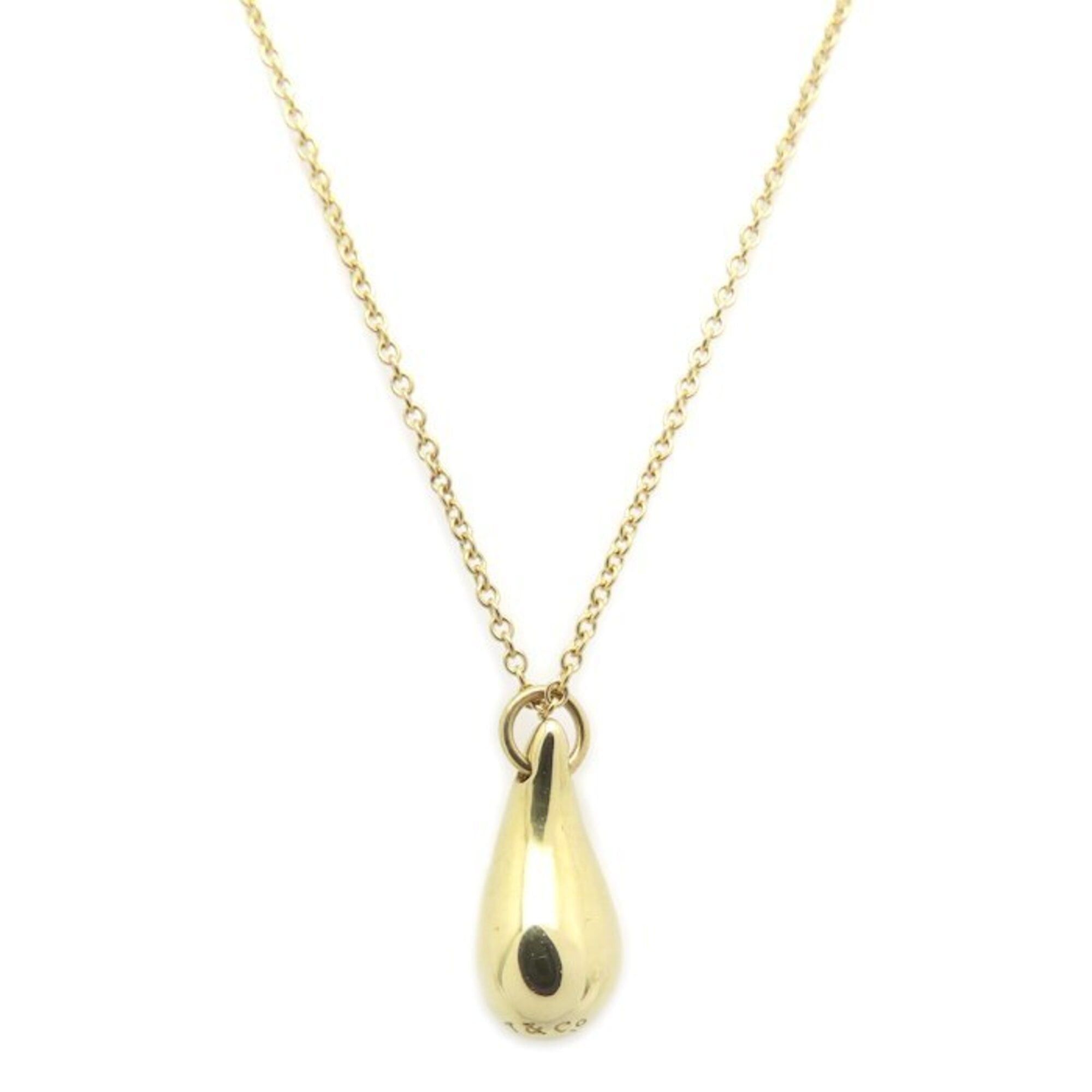 Tiffany & Co. TIFFANY&Co. Tiffany Teardrop Necklace Elsa Peretti 18K Yellow Gold Women's 295530 Size ONE SIZE - 2 Thumbnail
