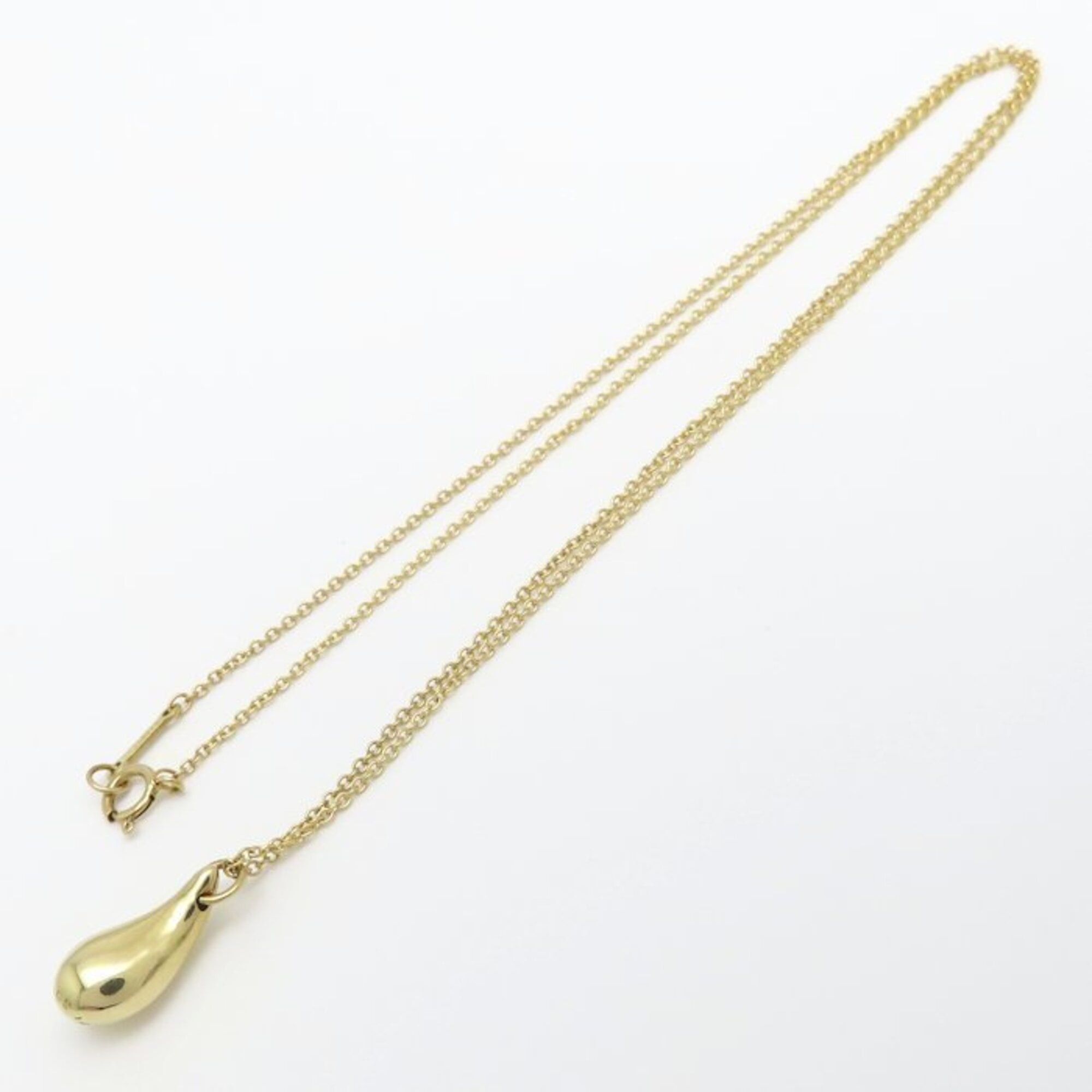 Tiffany & Co. TIFFANY&Co. Tiffany Teardrop Necklace Elsa Peretti 18K Yellow Gold Women's 295530 Size ONE SIZE - 4 Thumbnail
