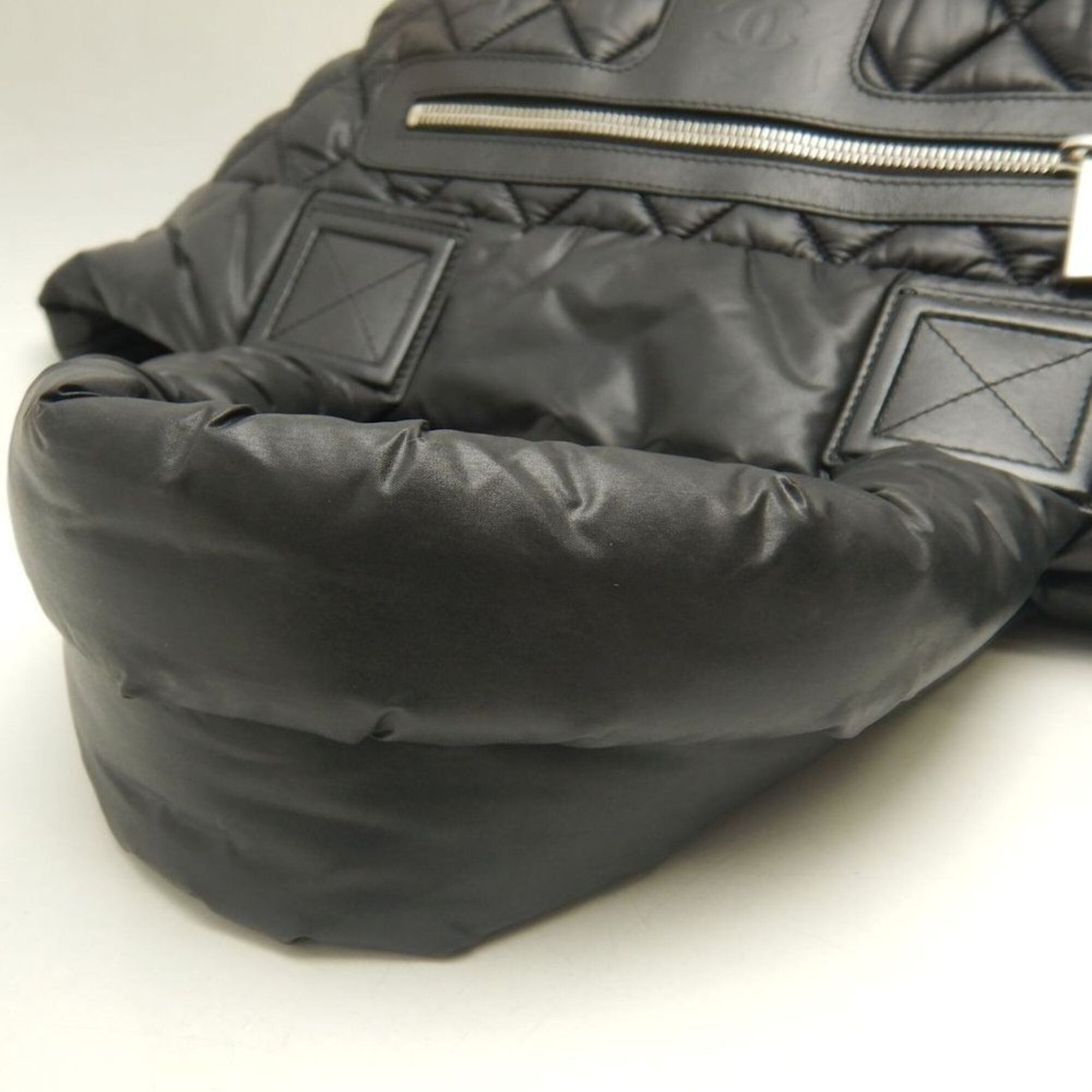 Chanel CHANEL Coco Cocoon PM A48610 Tote Bag, Nylon, Black, Women's, 253839 Size ONE SIZE - 8 Thumbnail