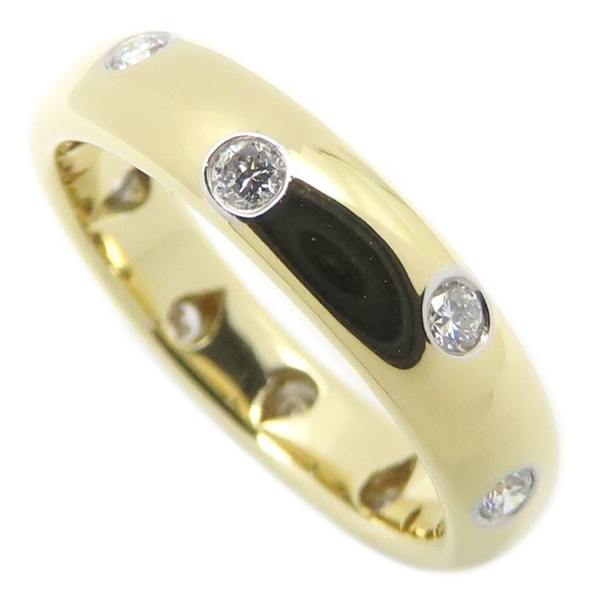Tiffany & Co. TIFFANY&Co. Tiffany Dots Ring, Diamond 18K Yellow Gold x Platinum 950, Women's, Item Number 295544 Size ONE SIZE - 2 Thumbnail