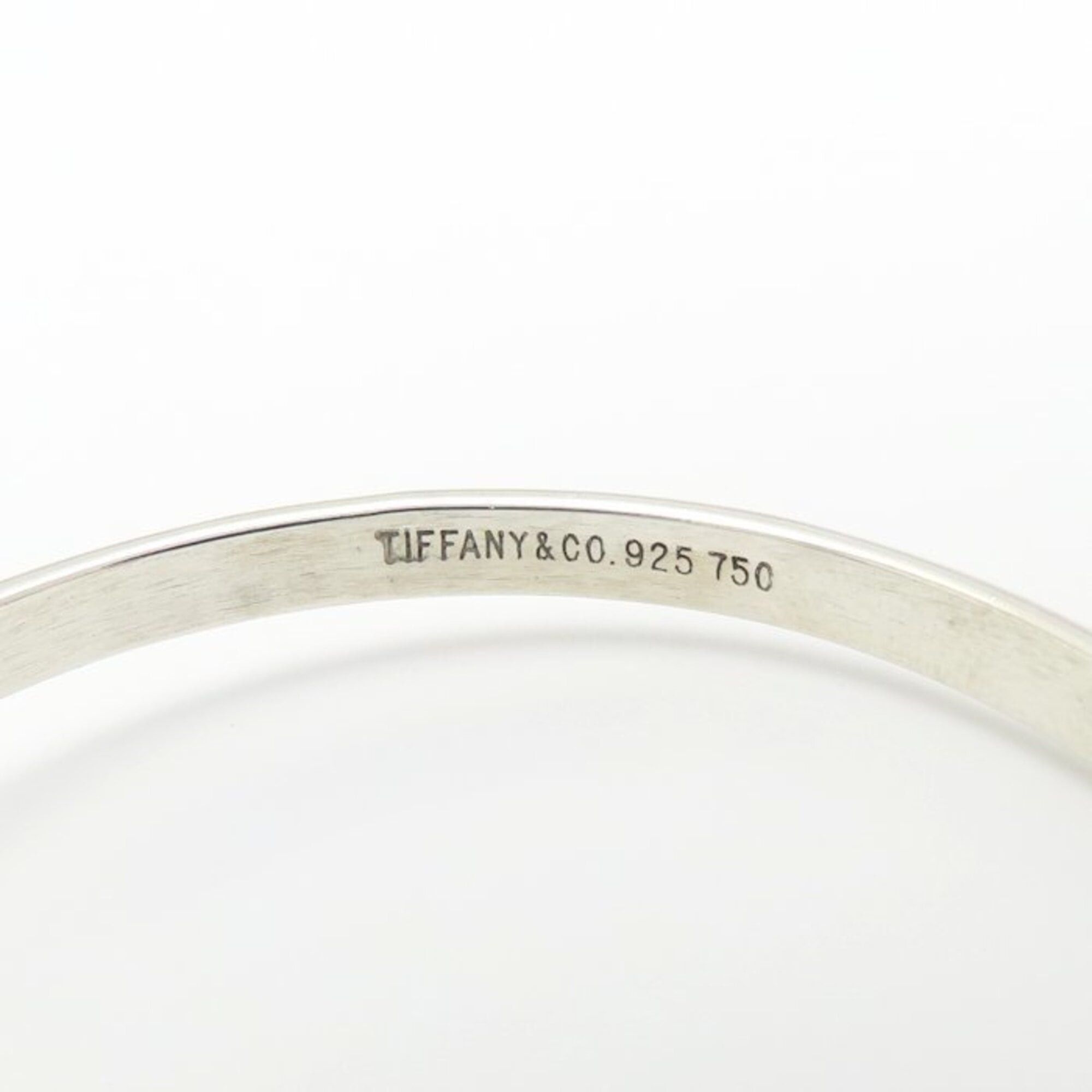 Tiffany & Co. TIFFANY&Co. Tiffany Hook & Eye Bangle SV925 x 18K Yellow Gold Women's 295559 Size ONE SIZE - 3 Thumbnail