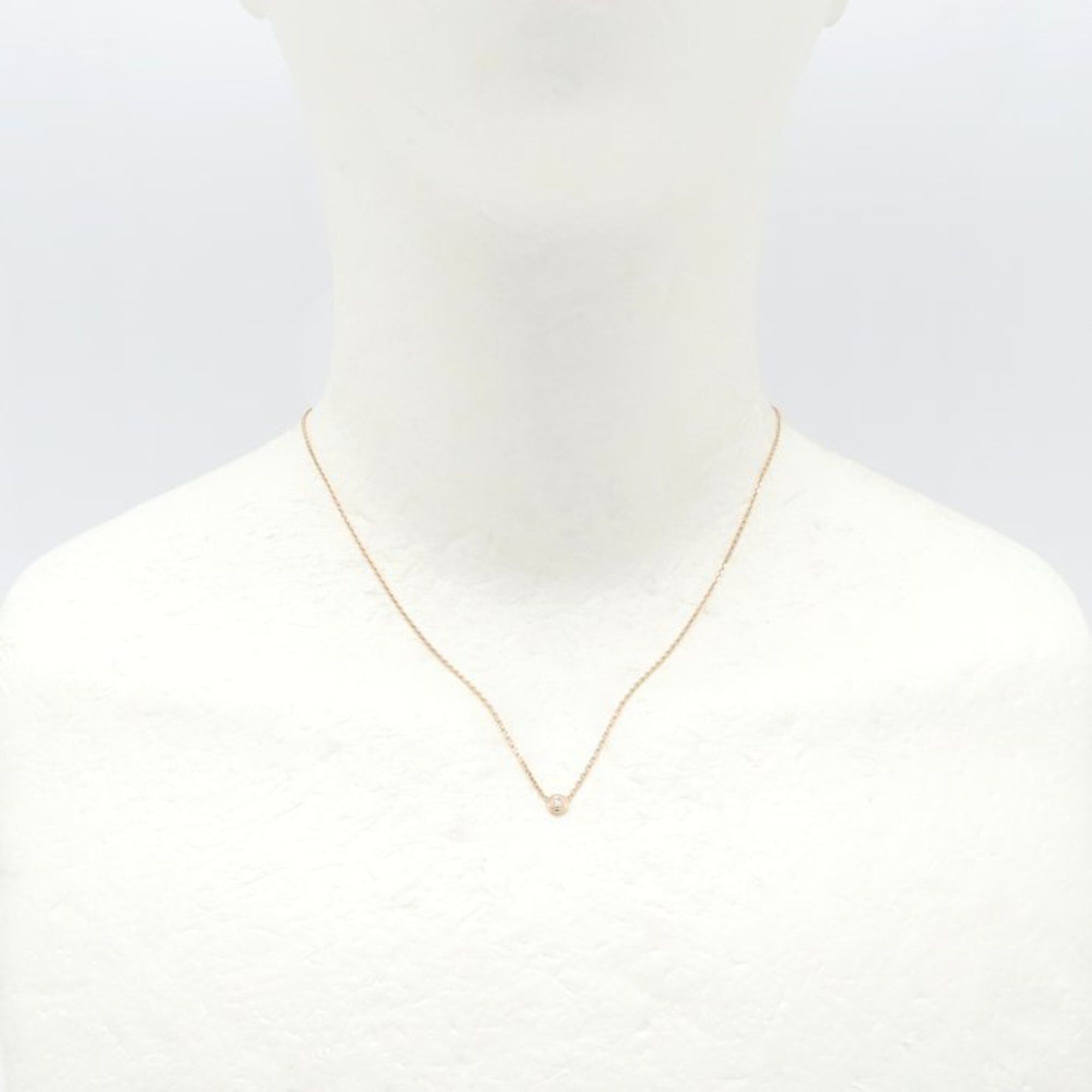Cartier Cartier Damour Necklace XS 1P Diamond Diamants Légers 18KPG Women's B7224516 295532 Size ONE SIZE - 3 Thumbnail