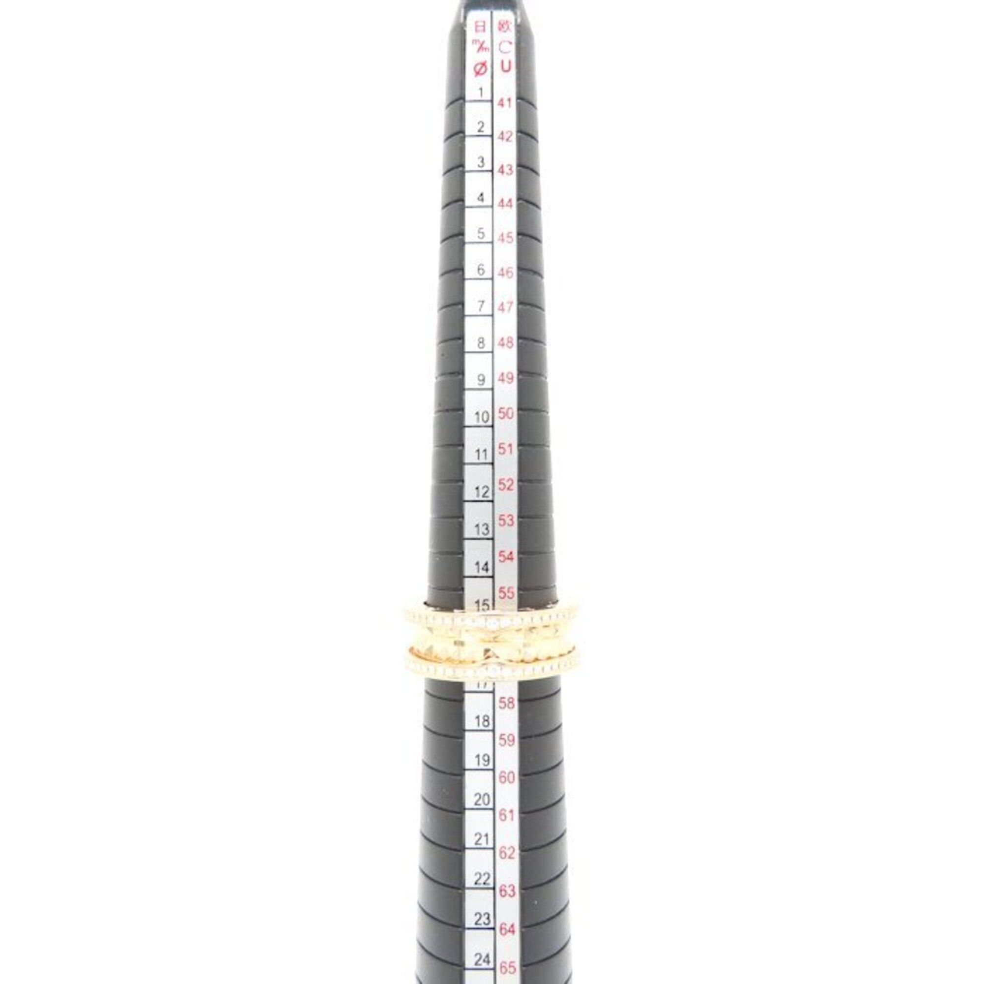 Bvlgari BVLGARI B.zero1 Rock Ring, 2-band, Diamond, Size #57, 360246, 18K Pink Gold, Women's, 360246 295534 Size ONE SIZE - 3 Thumbnail