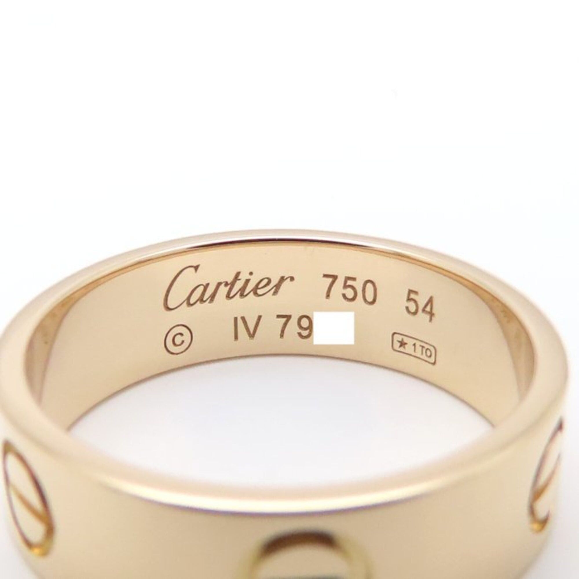 Cartier CARTIER Love Ring, Size #53, B4084800, 18K Pink Gold, Women's, 295538 Size ONE SIZE - 5 Thumbnail
