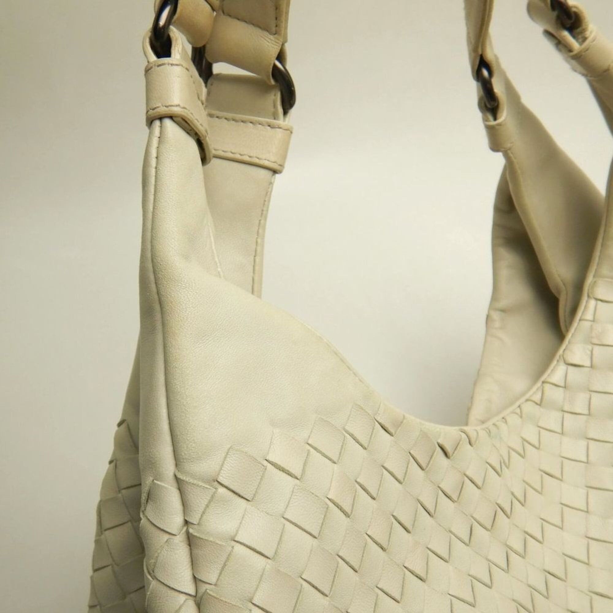 Bottega Veneta BOTTEGA VENETA Intrecciato 125787 Shoulder Bag Leather Ivory Women's 253849 Size ONE SIZE - 10 Thumbnail