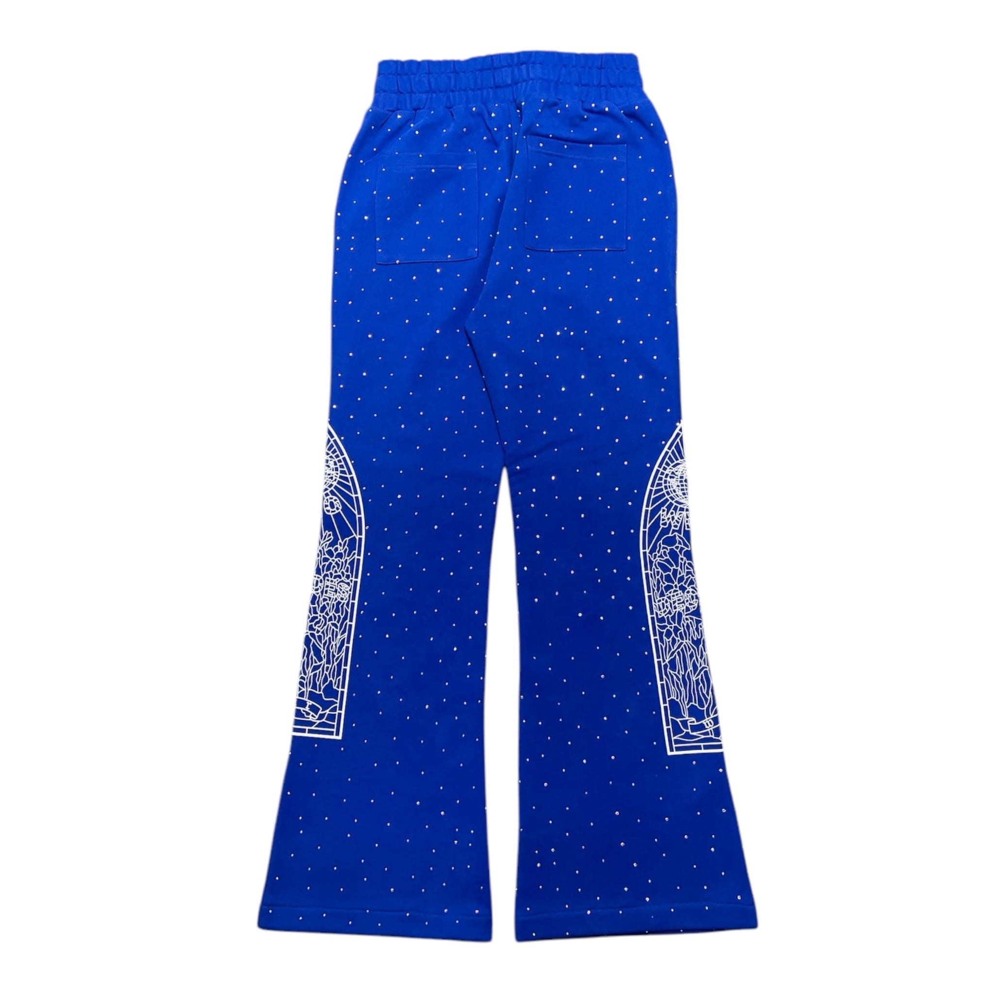 Who Decides War Rhinestone Sweatpants Indigo Size US 36 / EU 52 - 2 Thumbnail