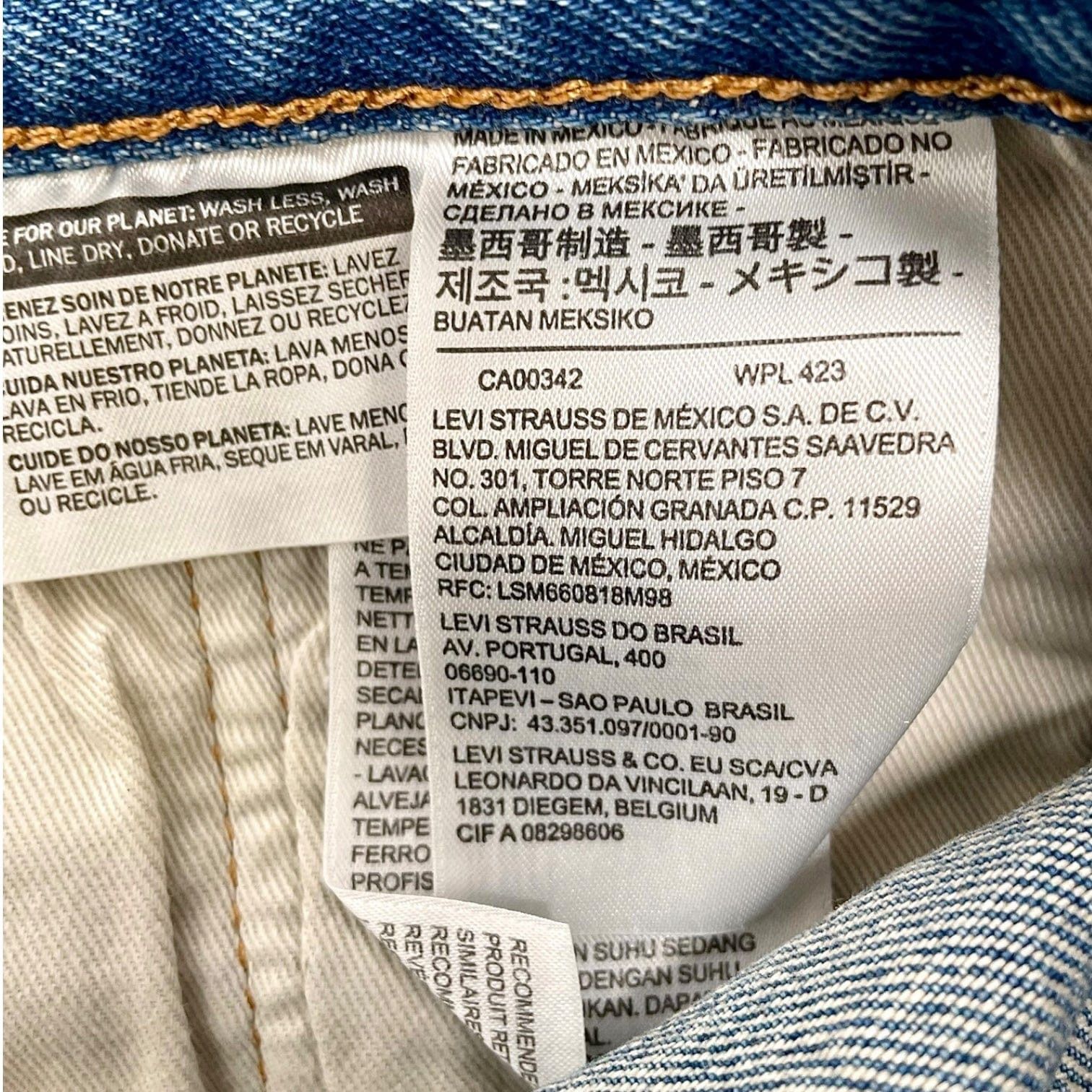 DENIM TEARS x Bstroy Cotton Wreath Jeans Light Wash Indigo Size US 34 / EU 50 - 5 Thumbnail