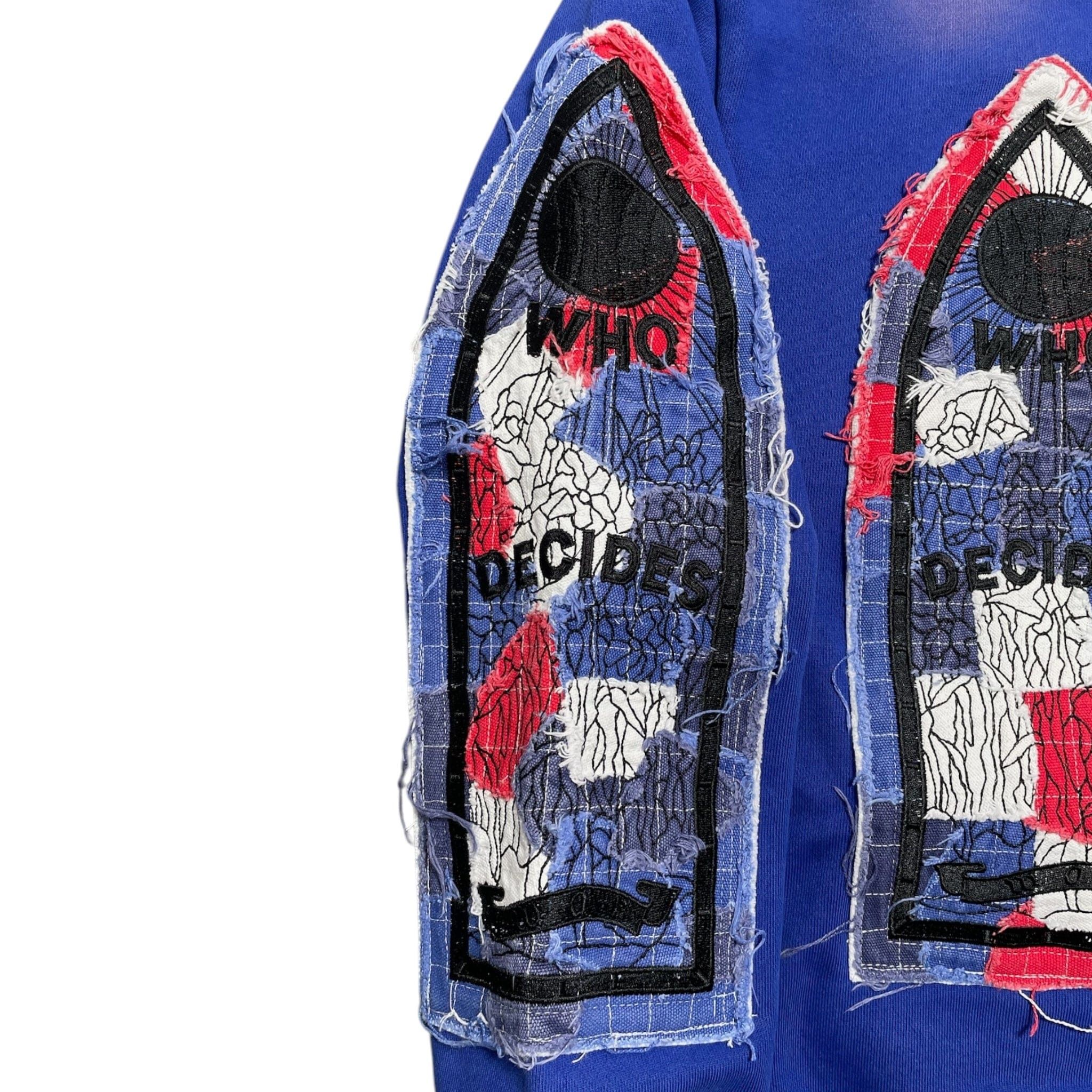 Who Decides War Glory Fabricated Crewneck Sweatshirt Blue Size US XS / EU 42 / 0 - 3 Thumbnail