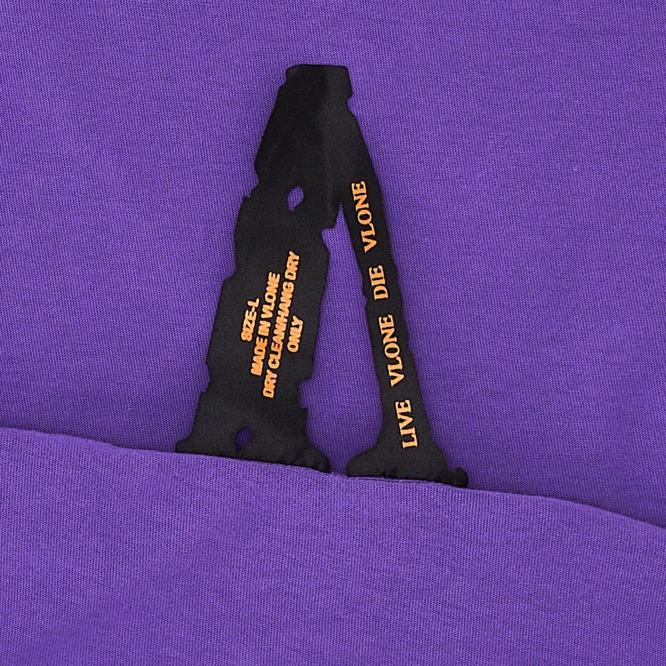 Vlone Friends Short Sleeve Tee Shirt Black/Purple Size US L / EU 52-54 / 3 - 6 Thumbnail