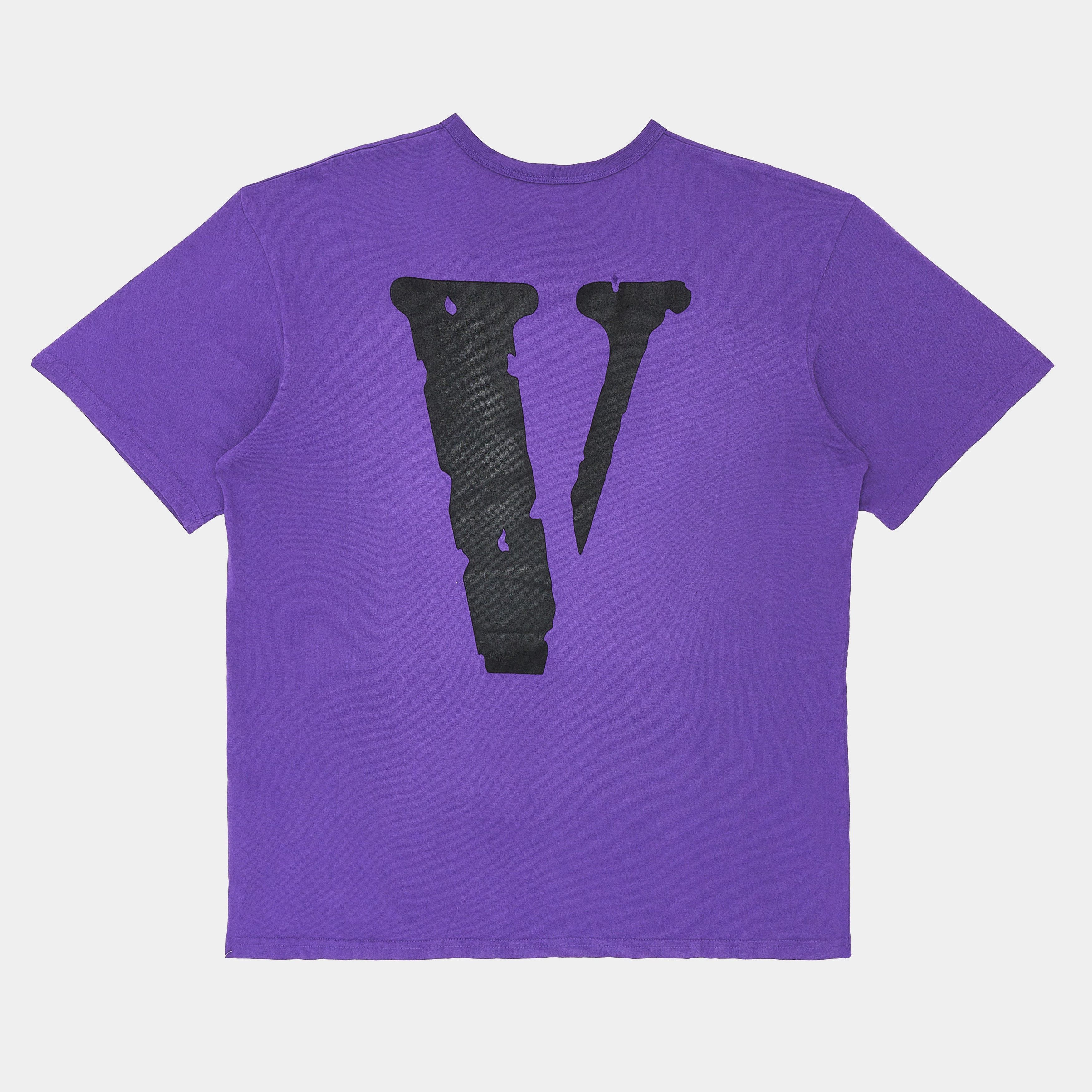 Vlone Friends Short Sleeve Tee Shirt Black/Purple Size US L / EU 52-54 / 3 - 2 Thumbnail