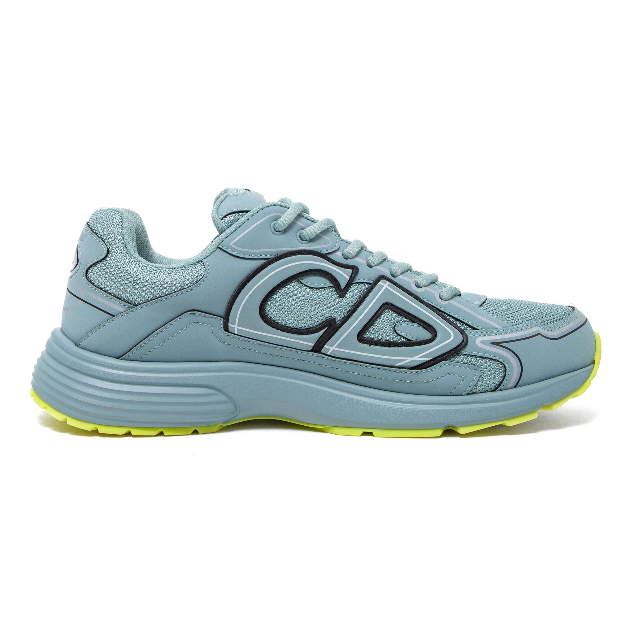 Dior Dior B30 Trainer Light Blue Yellow Size US 9 / EU 42 - 4 Thumbnail