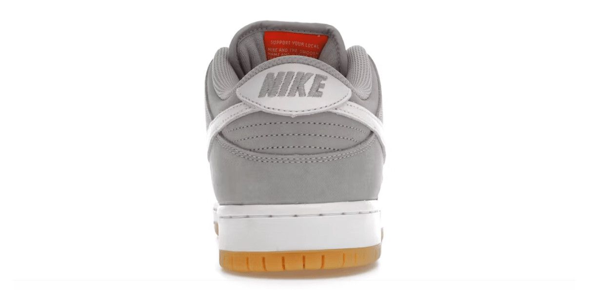 Nike SB Dunk Low Pro ISO Orange Label Wolf Grey Gum Size US 9.5 / EU 42-43 - 4 Thumbnail
