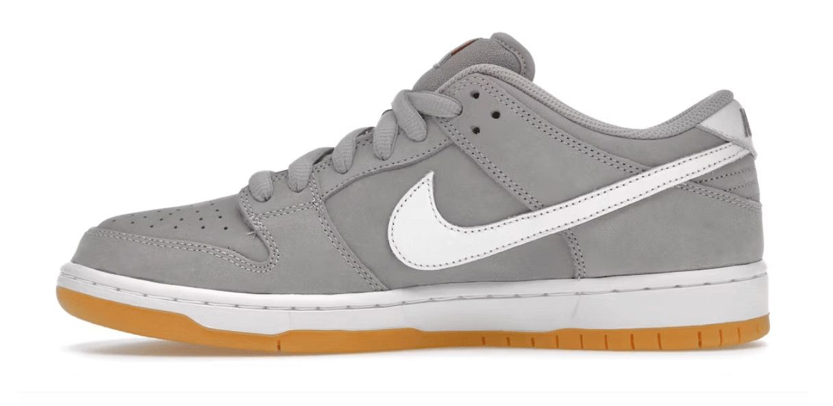Nike SB Dunk Low Pro ISO Orange Label Wolf Grey Gum Size US 9.5 / EU 42-43 - 2 Thumbnail