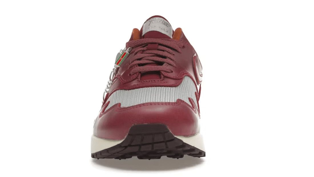 Nike Air Max 1 Patta Waves Rush Maroon (with Bracelet) Size US 8.5 / EU 41-42 - 3 Thumbnail