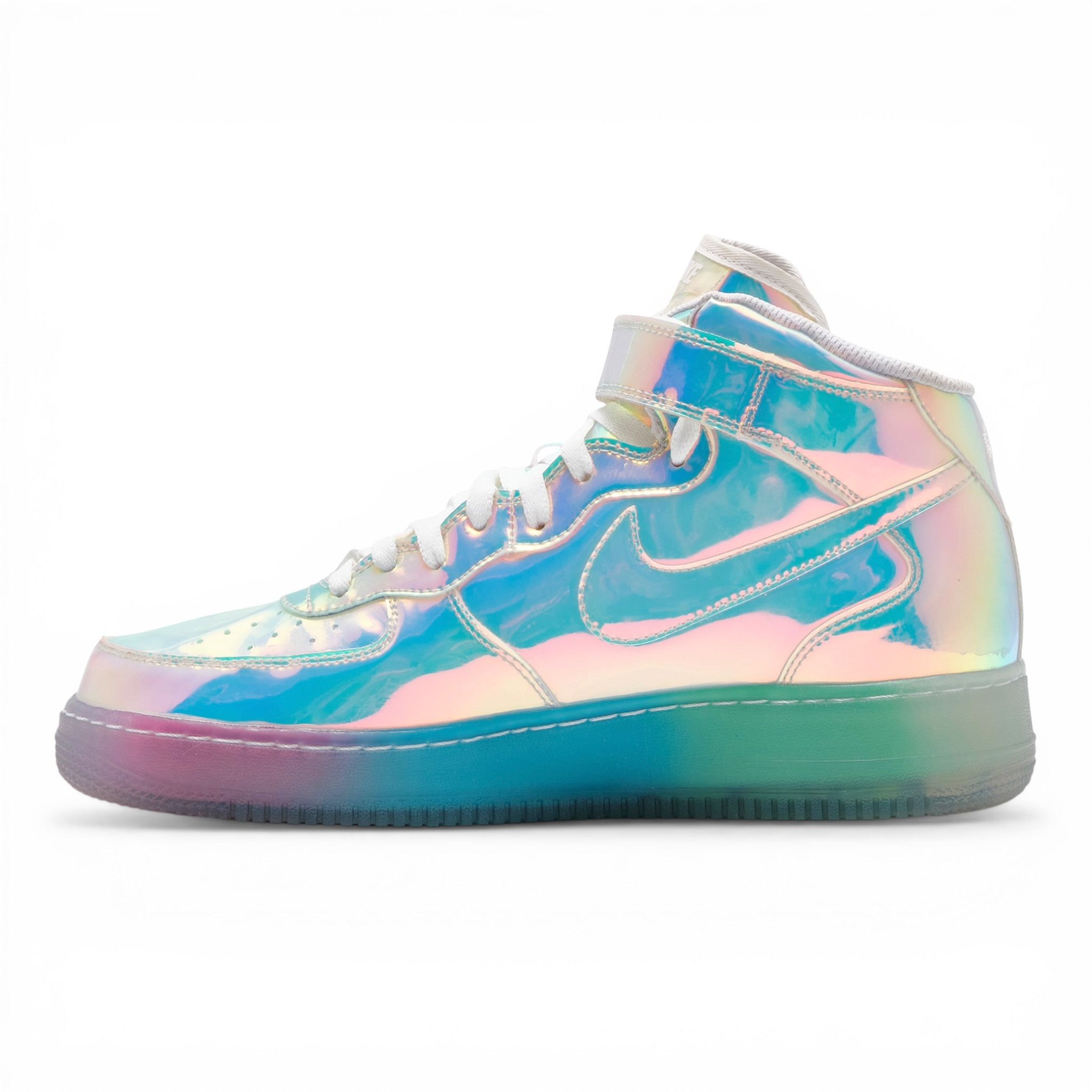 Nike Air Force 1 Mid Iridescent ( ID) Size US 9.5 / EU 42-43 - 3 Thumbnail