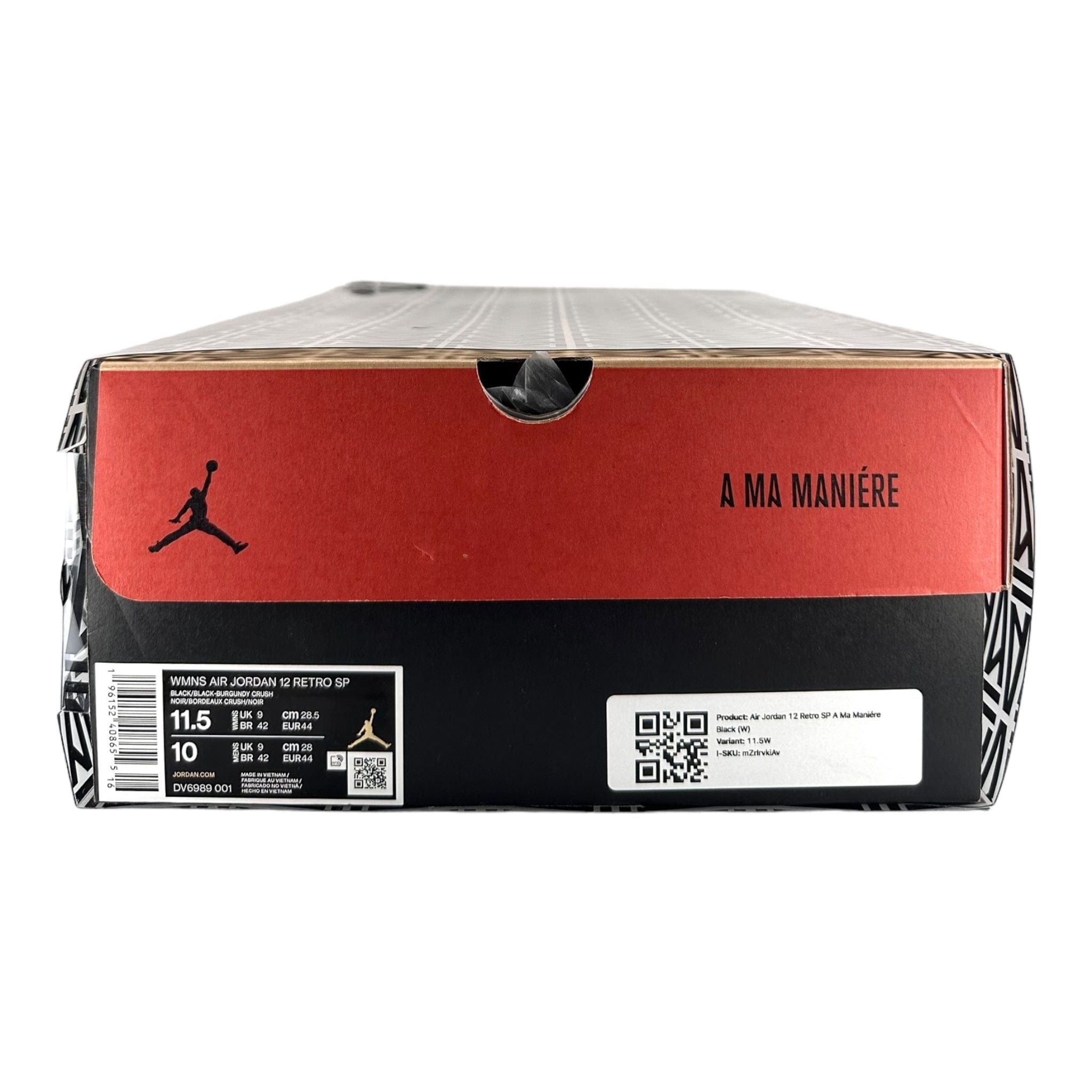 Nike 12 Retro SP A Ma Maniére Black (W) Size US 11 / IT 41 - 8 Thumbnail