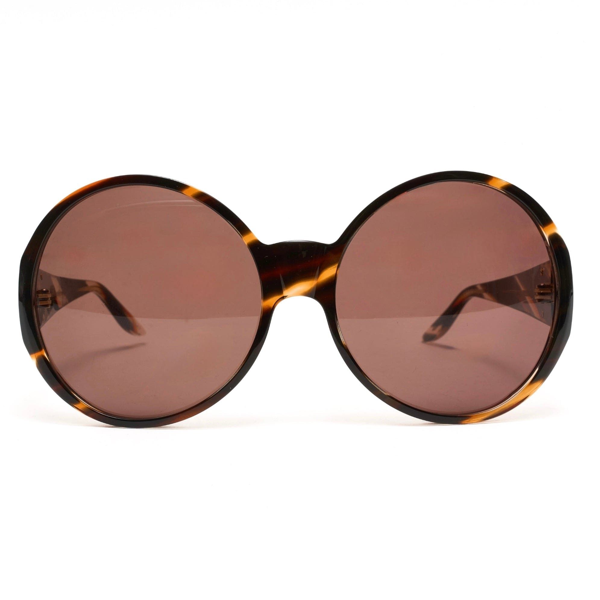 Gucci Circle Havana Sunglasses Brown Size ONE SIZE - 3 Thumbnail