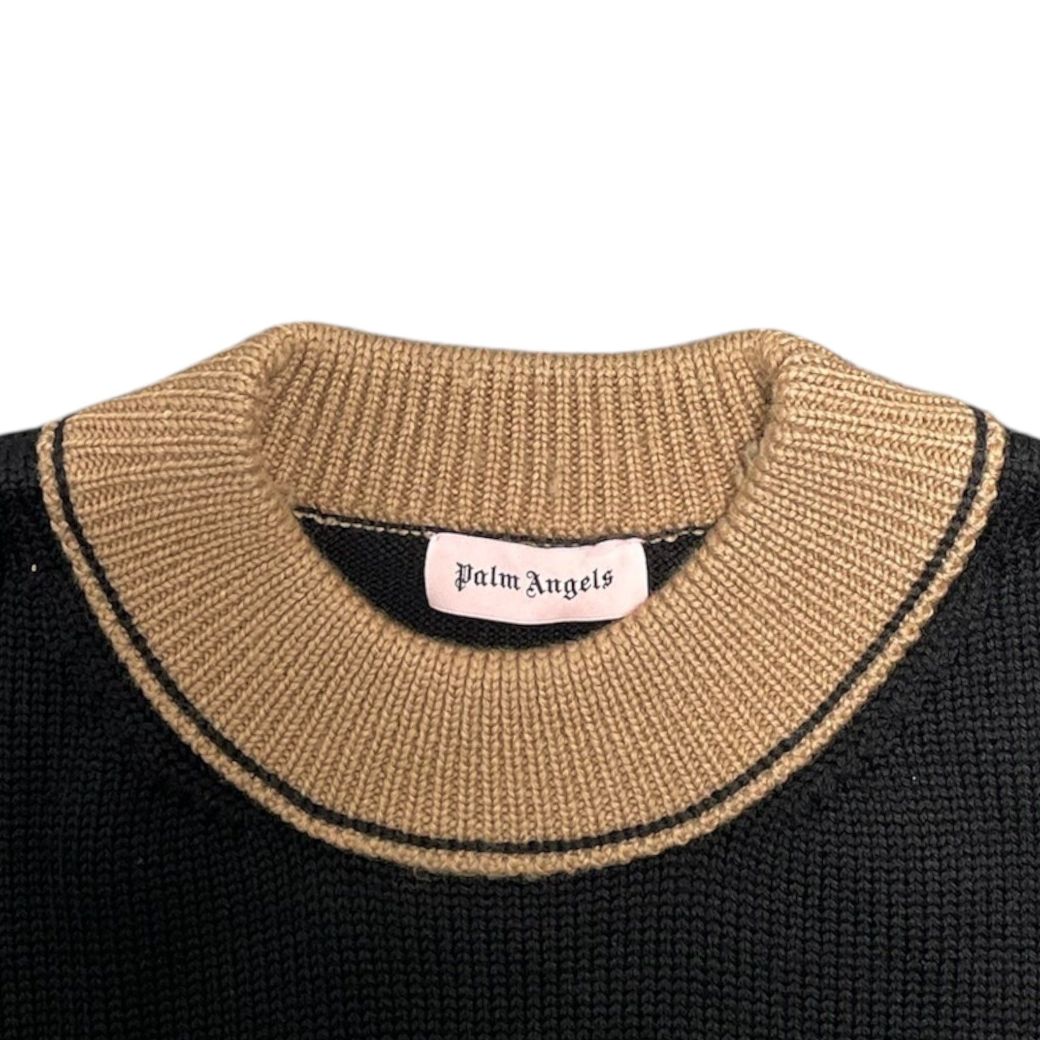 Palm Angels Teddy Bear Wool Sweater Black Size US S / EU 44-46 / 1 - 4 Thumbnail