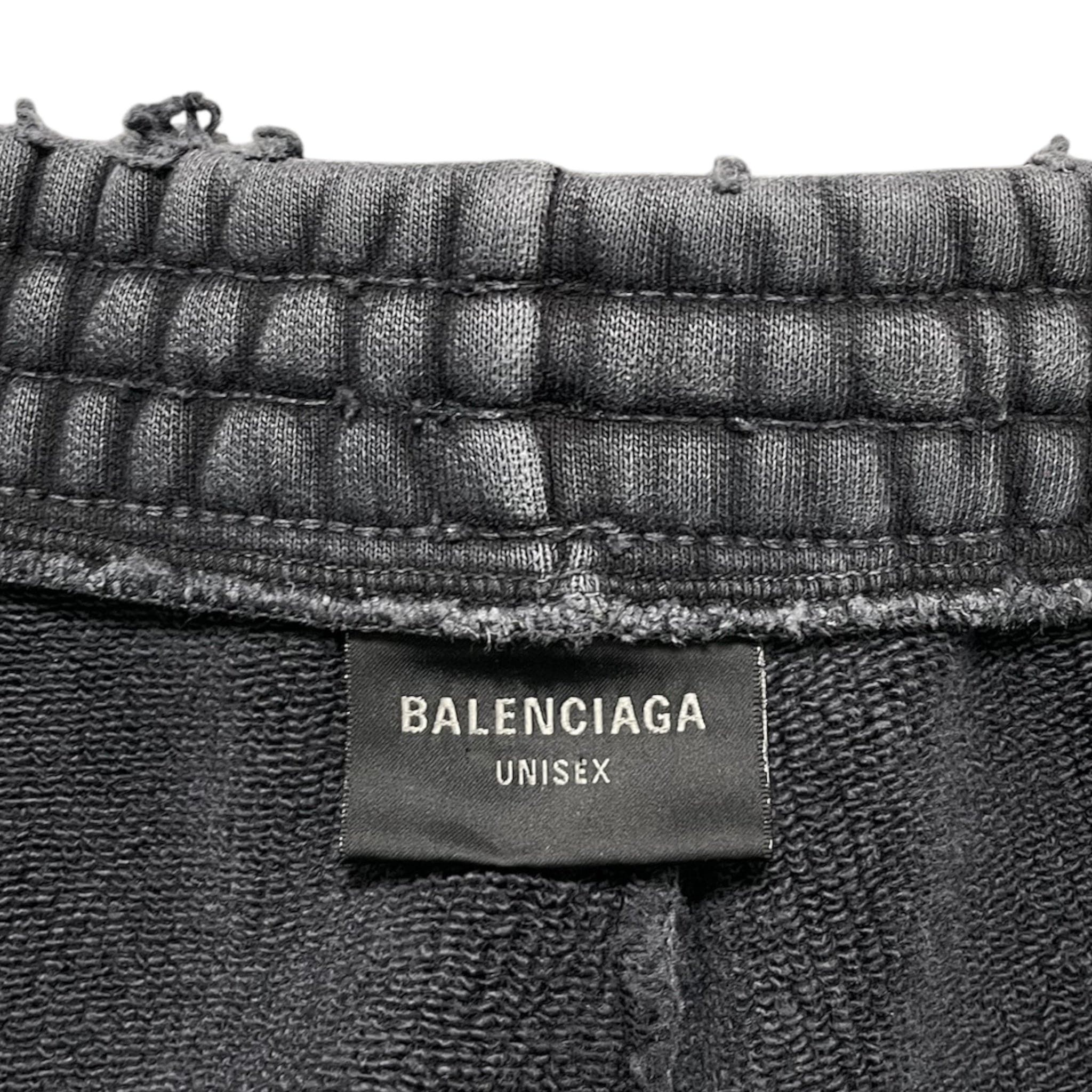Balenciaga Slogan Sweatpants Steel Blue Size US 30 / EU 46 - 4 Thumbnail