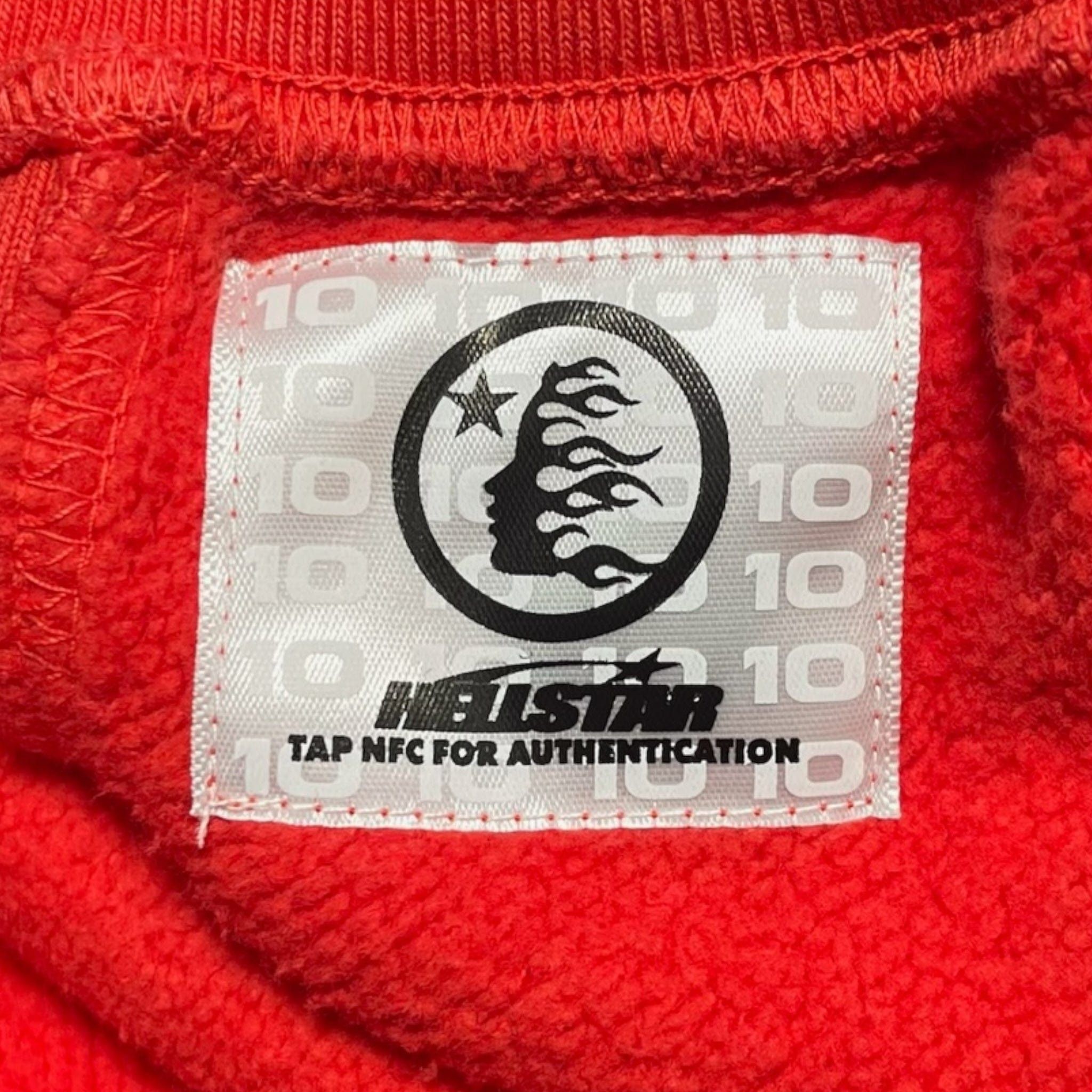 HELLSTAR Records Hooded Sweatshirt Washed Red Size US L / EU 52-54 / 3 - 5 Thumbnail