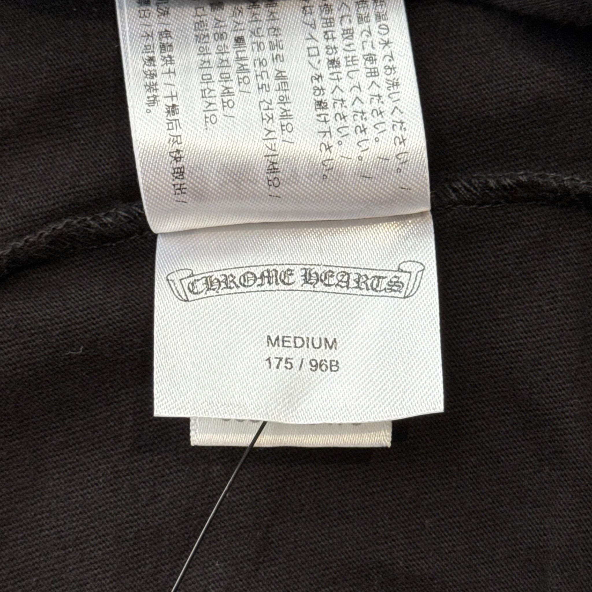 Chrome Hearts Neck Logo Long Sleeve Tee Shirt Black Size US L / EU 52-54 / 3 - 6 Thumbnail