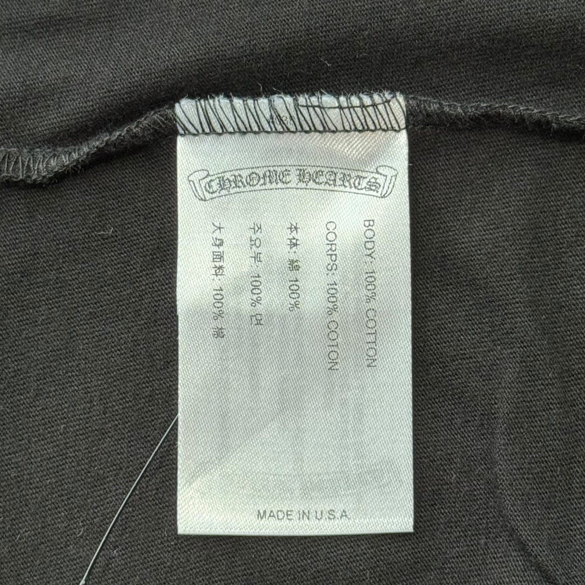 Chrome Hearts Neck Logo Long Sleeve Tee Shirt Black Size US L / EU 52-54 / 3 - 5 Thumbnail