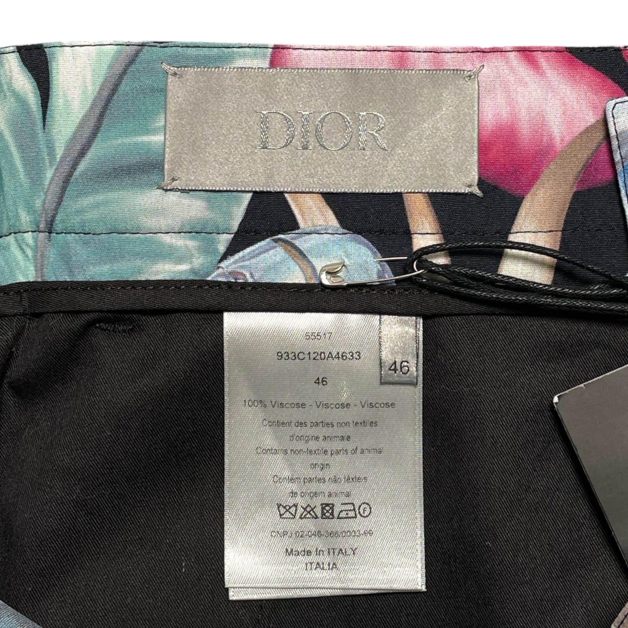 Dior Dior x Sorayama Technical Fabric Bermuda Shorts Print Size US 31 - 4 Thumbnail