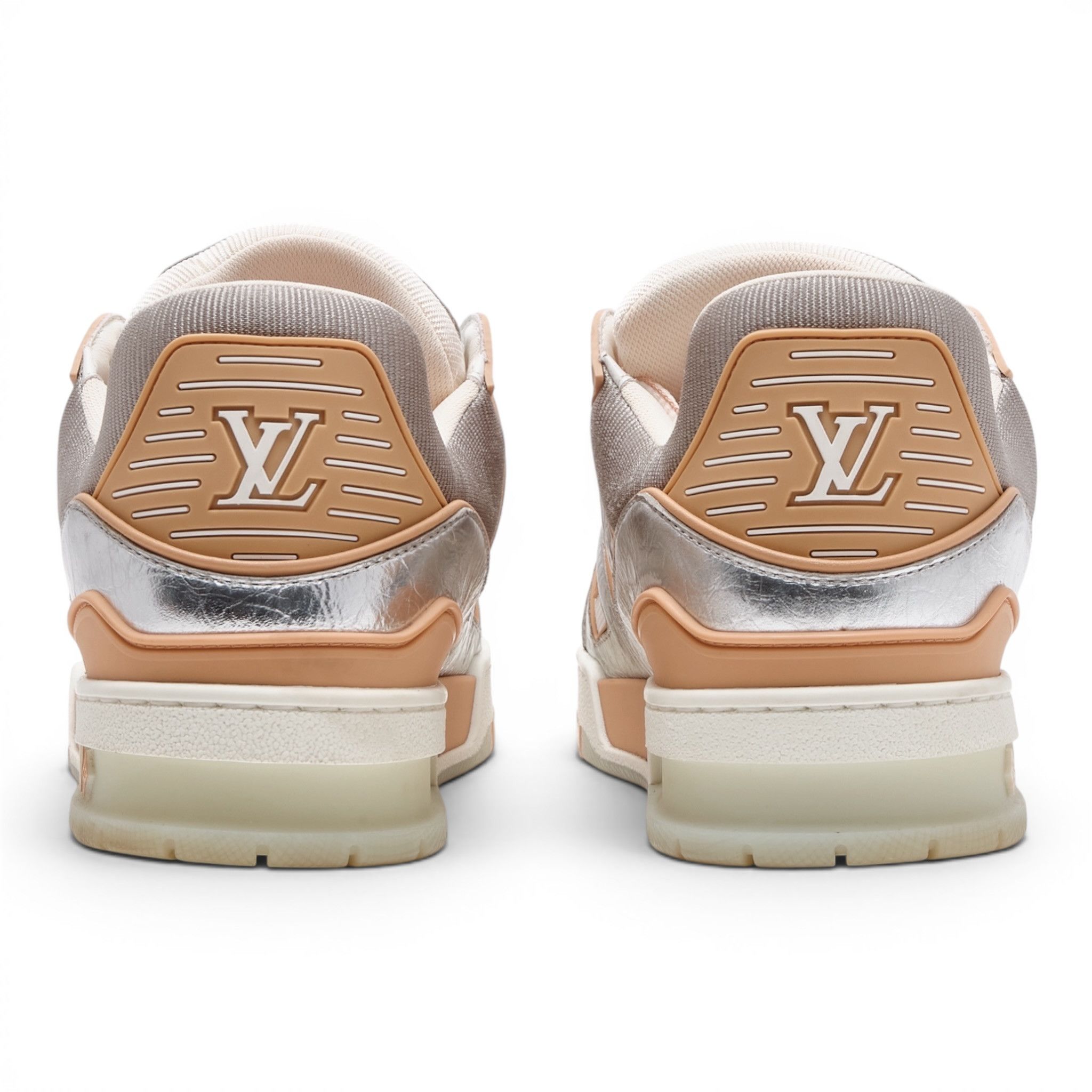 Louis Vuitton LV Trainer Low Metallic Beige Size US 7 / EU 40 - 6 Thumbnail