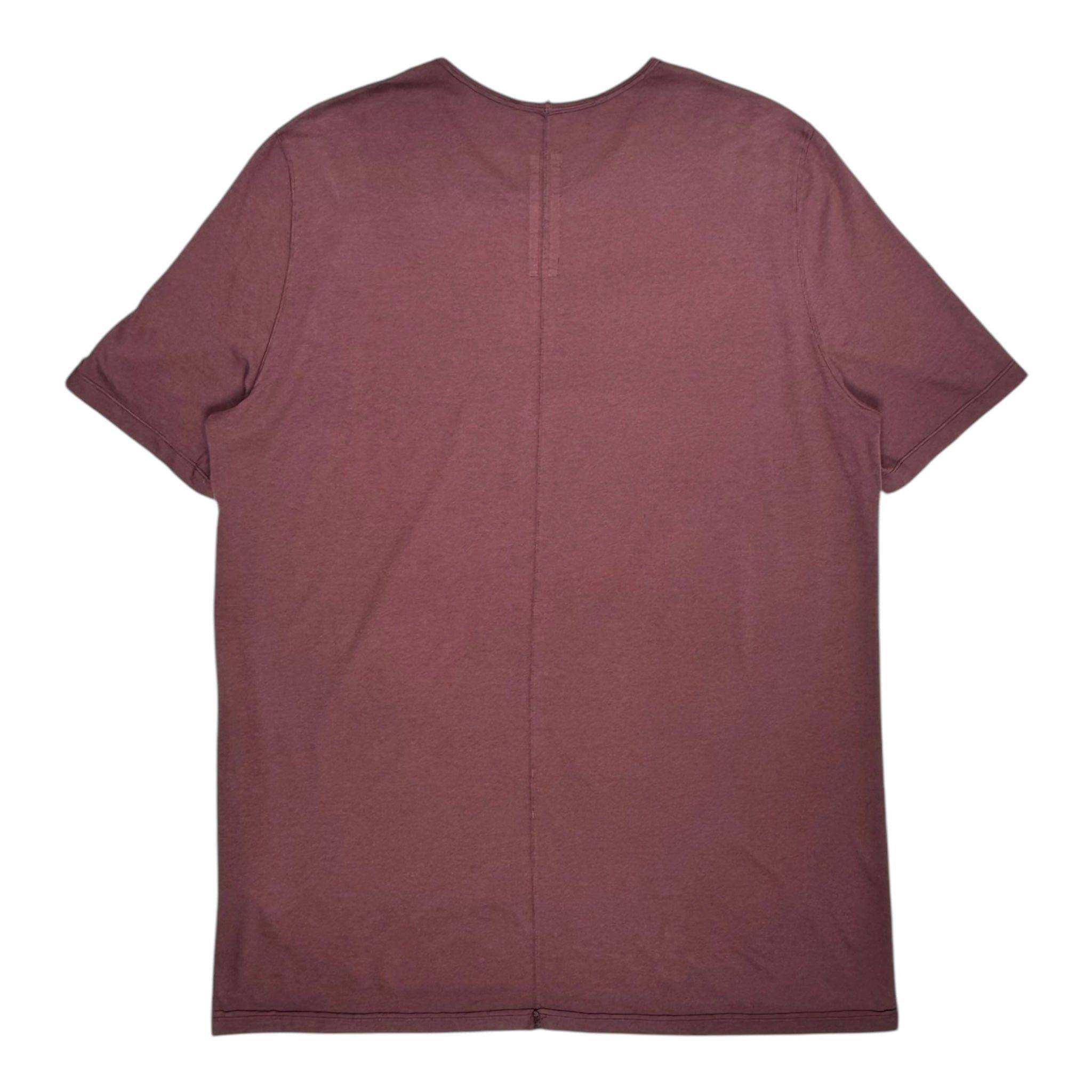 Rick Owens DRKSHDW Level Short Sleeve Tee Shirt Burgundy Size US XXL / EU 58 / 5 - 2 Thumbnail