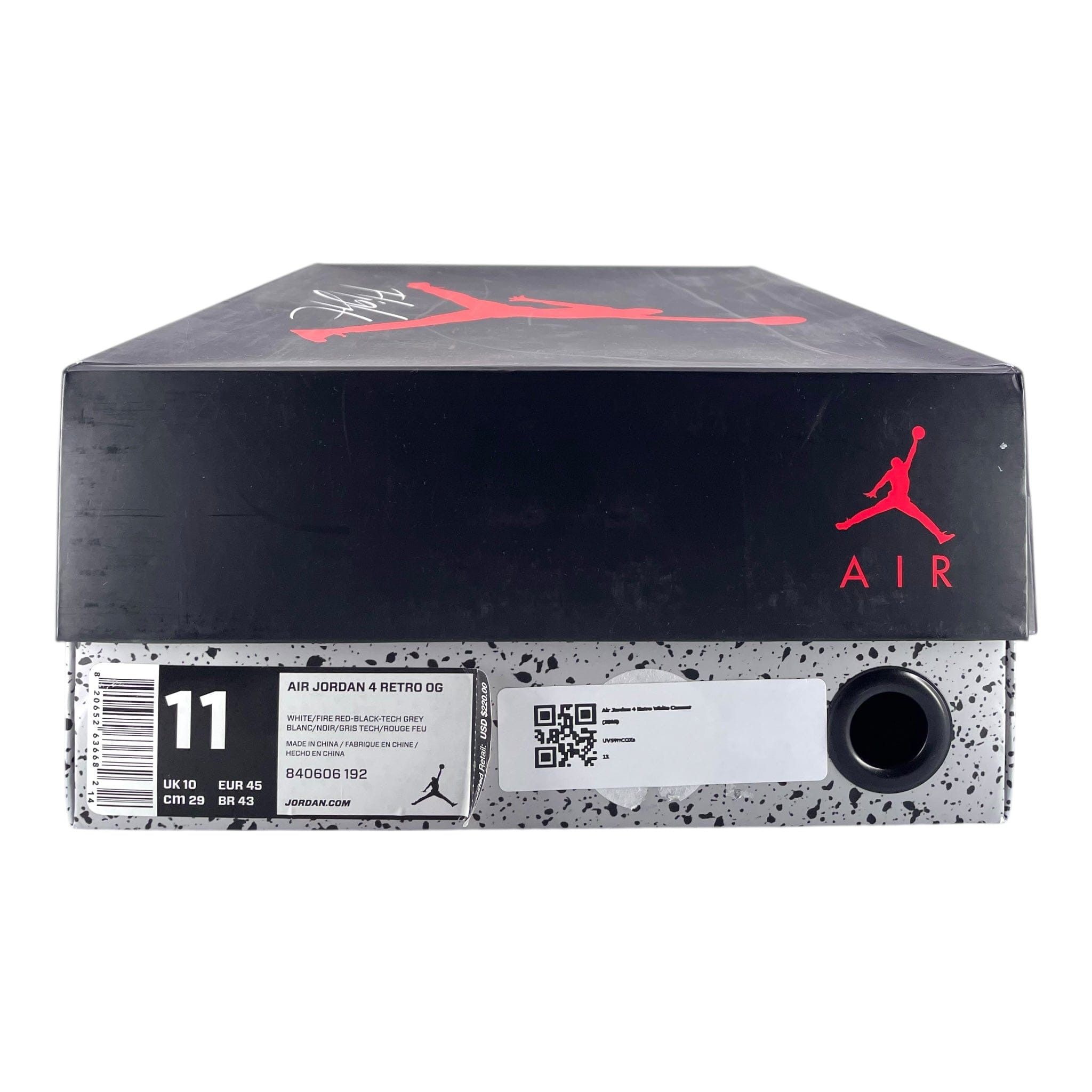 Nike 4 Retro White Cement (2016) Size US 11 / EU 44 - 8 Thumbnail