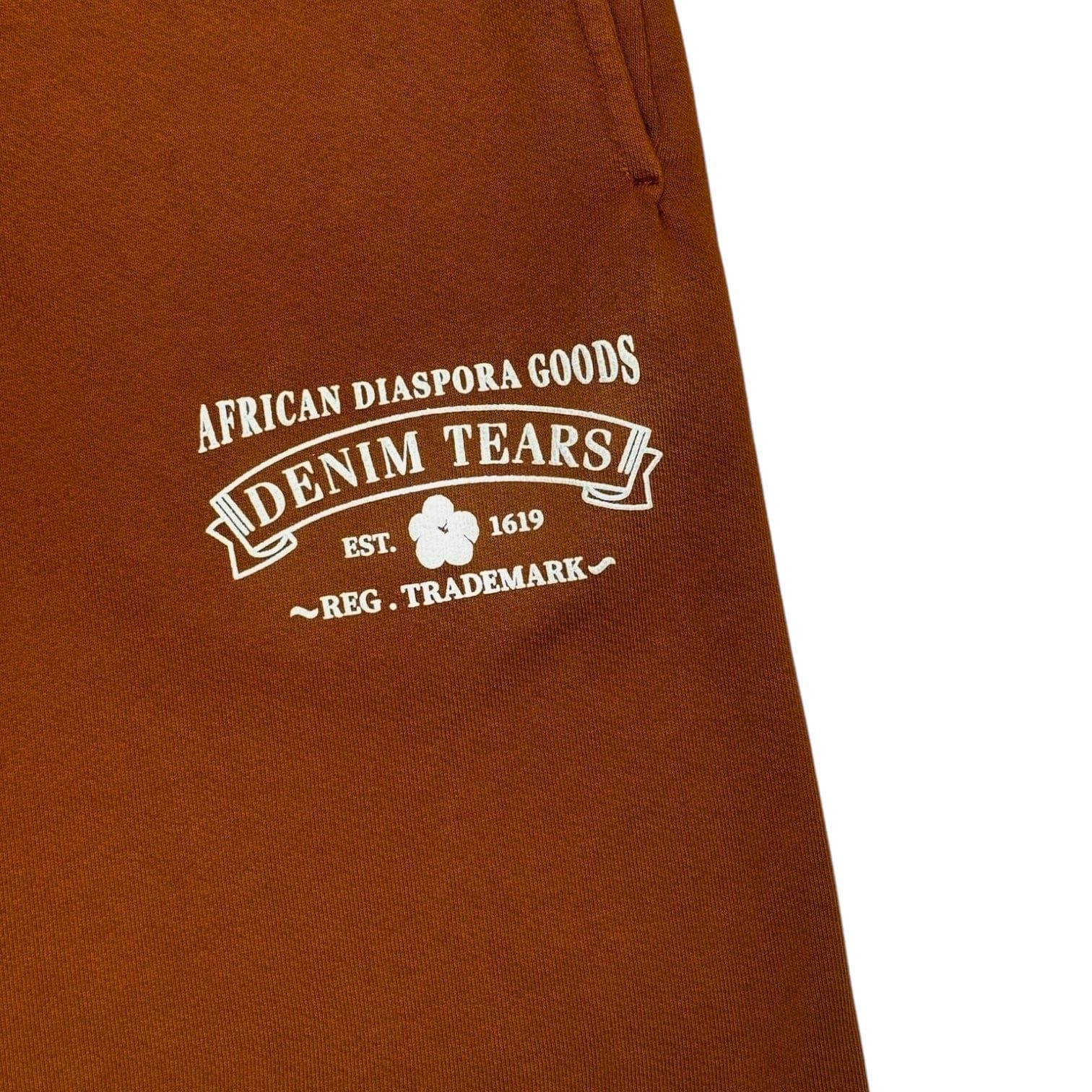 DENIM TEARS African Diaspora Goods Sweatshorts Brown Size US 40 / EU 56 - 3 Thumbnail