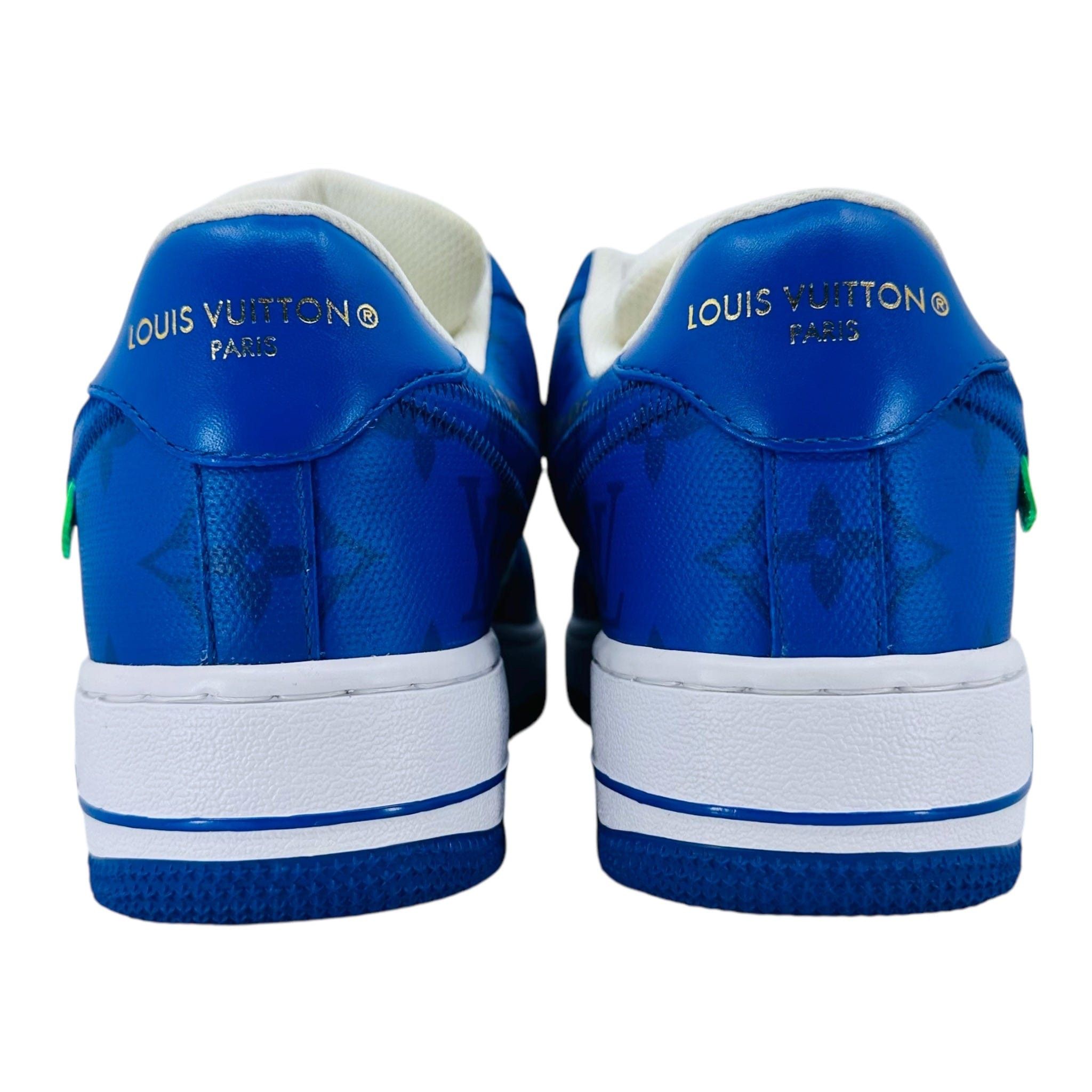 Louis Vuitton Nike Air Force 1 Low By Virgil Abloh White Royal Size US 6.5 / EU 39-40 - 6 Thumbnail