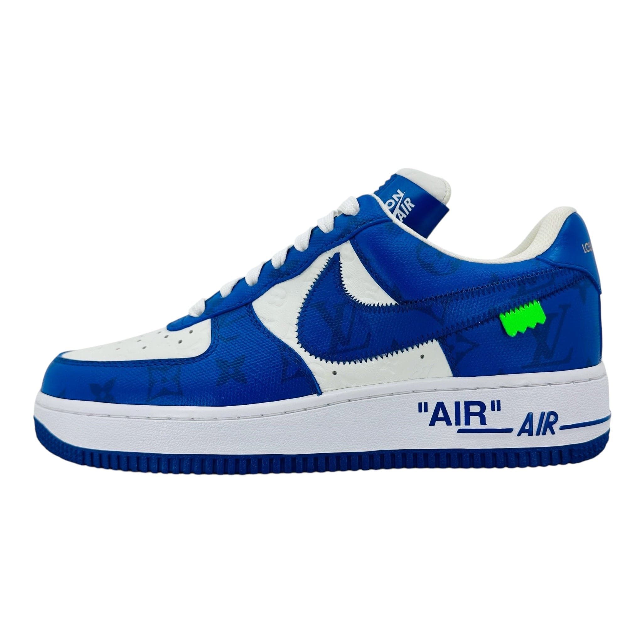 Louis Vuitton Nike Air Force 1 Low By Virgil Abloh White Royal Size US 6.5 / EU 39-40 - 2 Thumbnail