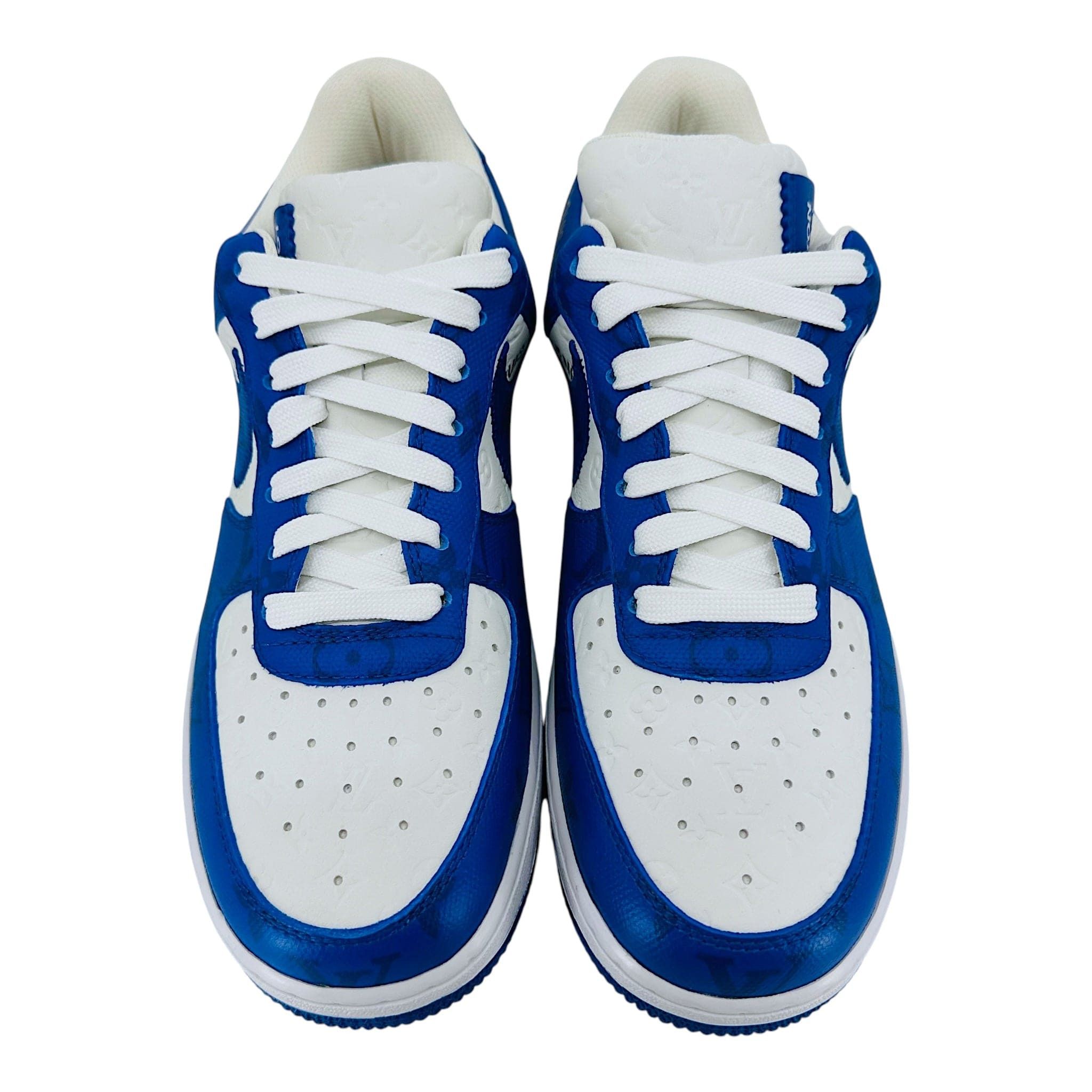 Louis Vuitton Nike Air Force 1 Low By Virgil Abloh White Royal Size US 6.5 / EU 39-40 - 5 Thumbnail