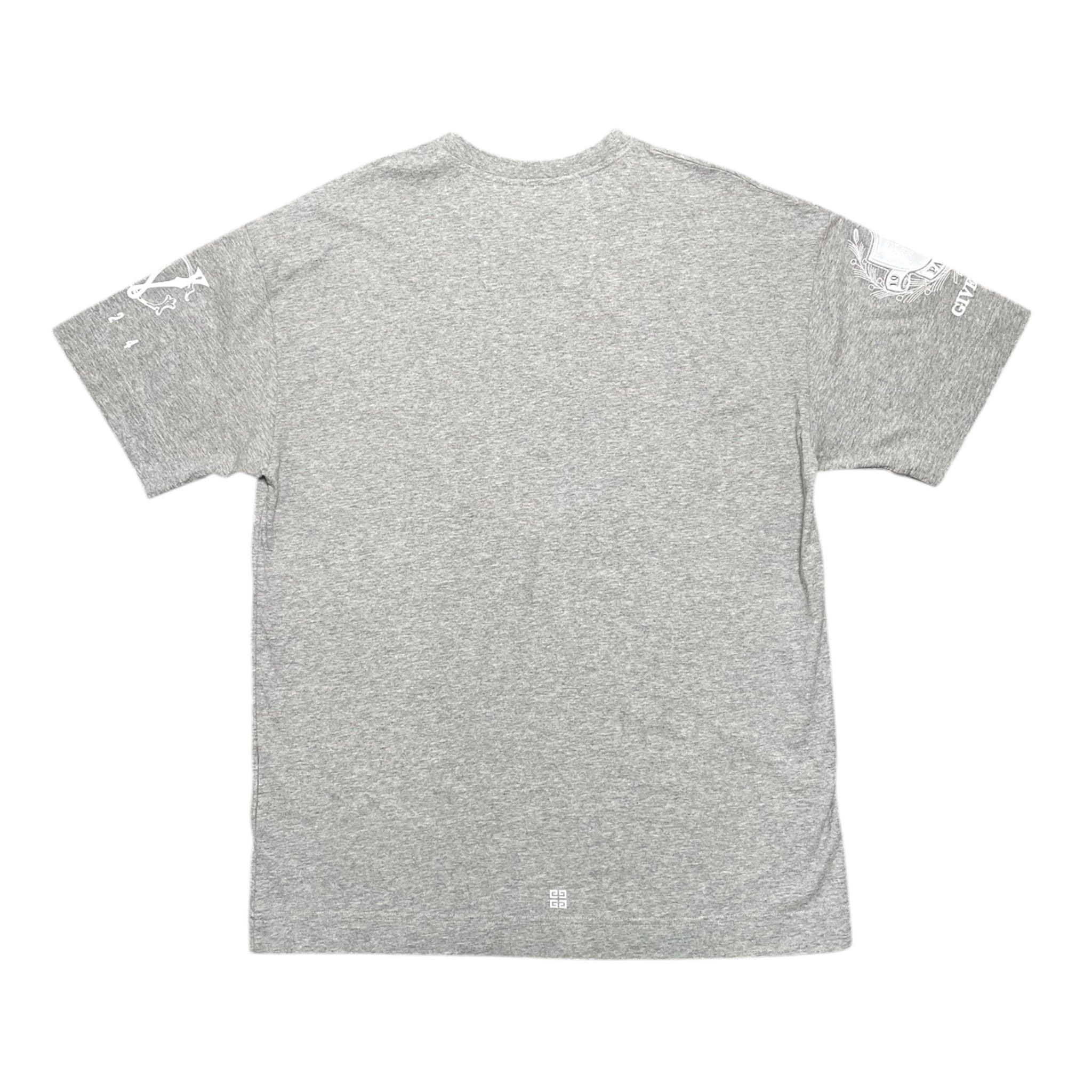 Givenchy Tattoo Logo Short Sleeve Tee Shirt Grey Size US M / EU 48-50 / 2 - 2 Thumbnail