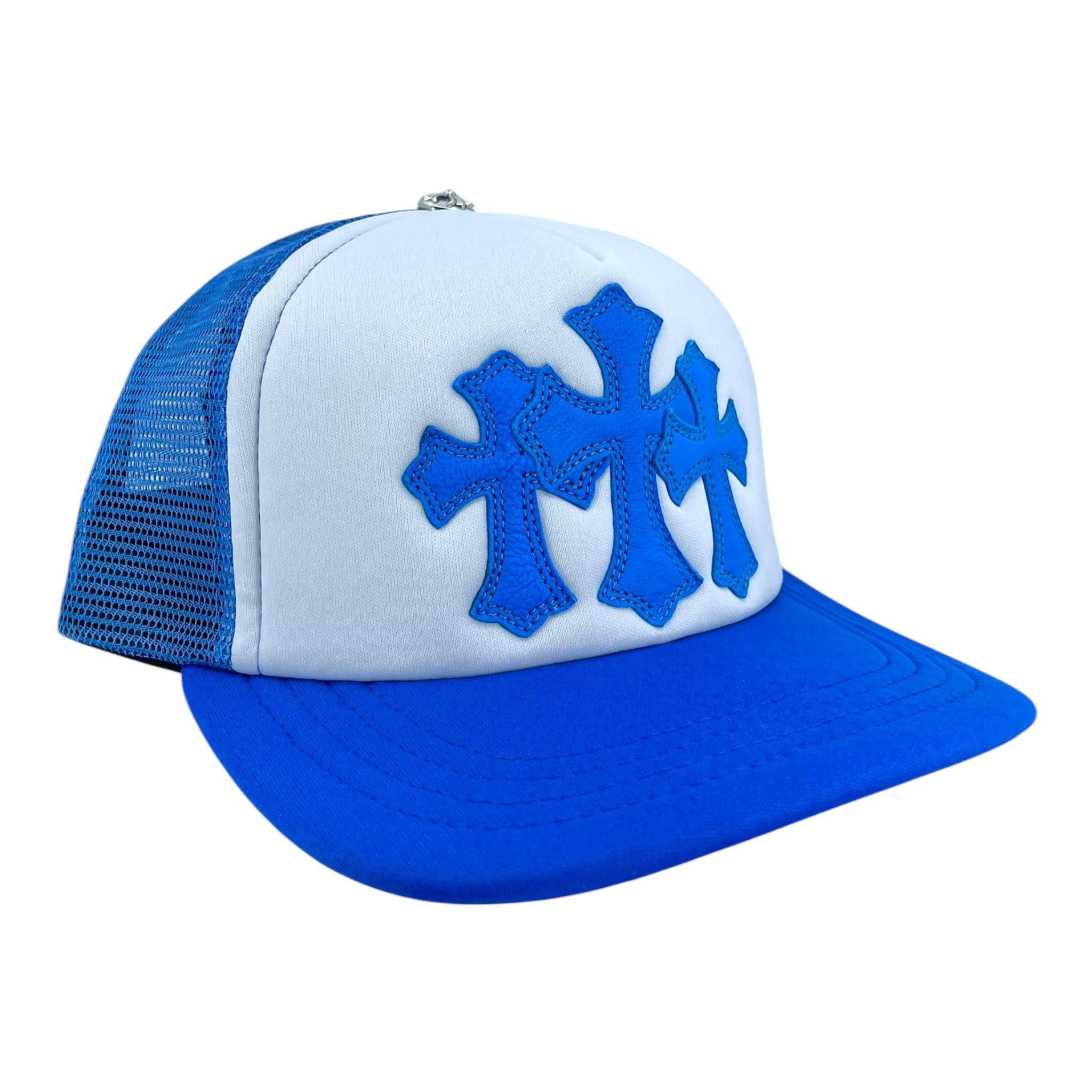 Chrome Hearts Cemetery Trucker Hat White Blue Size ONE SIZE - 2 Thumbnail