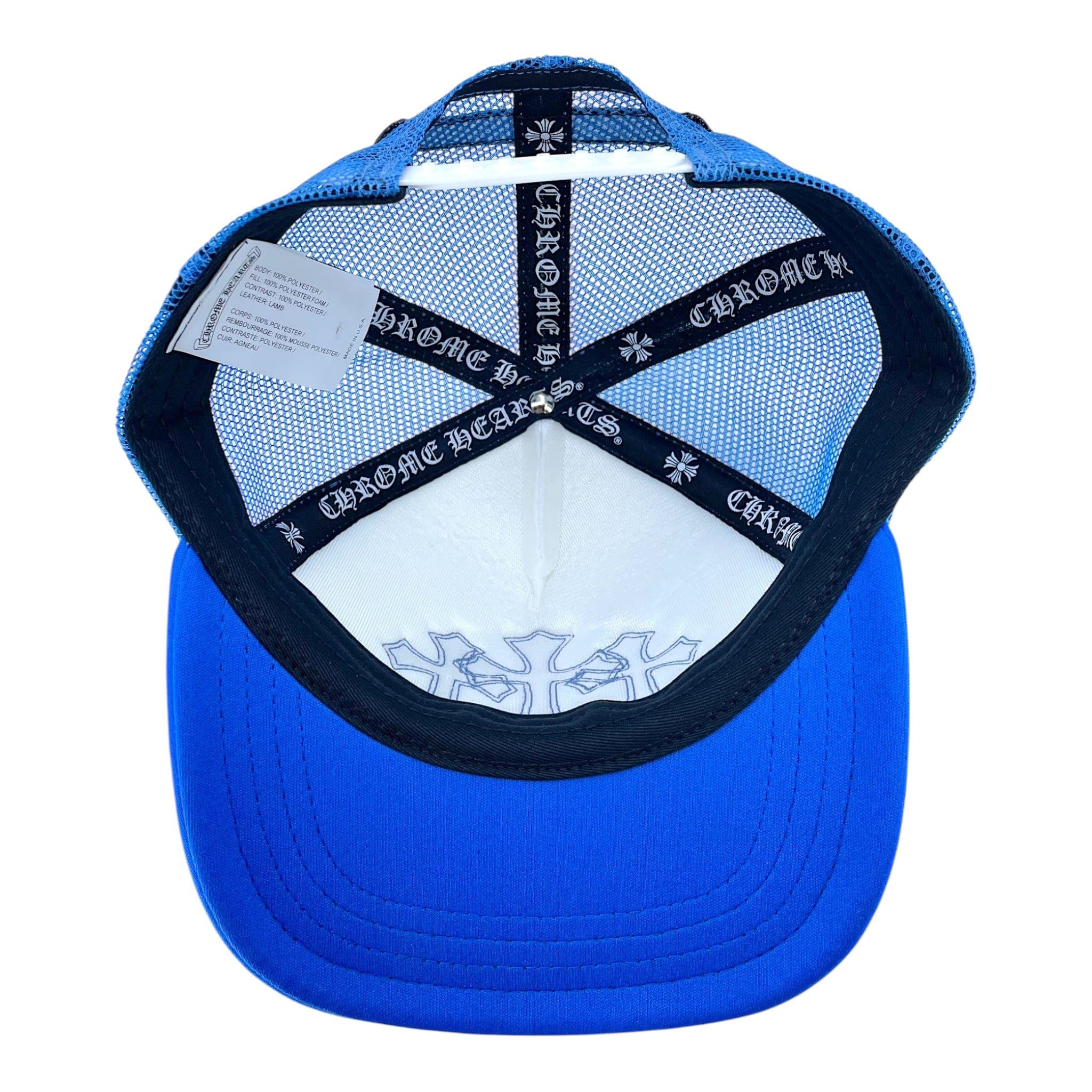 Chrome Hearts Cemetery Trucker Hat White Blue Size ONE SIZE - 8 Thumbnail