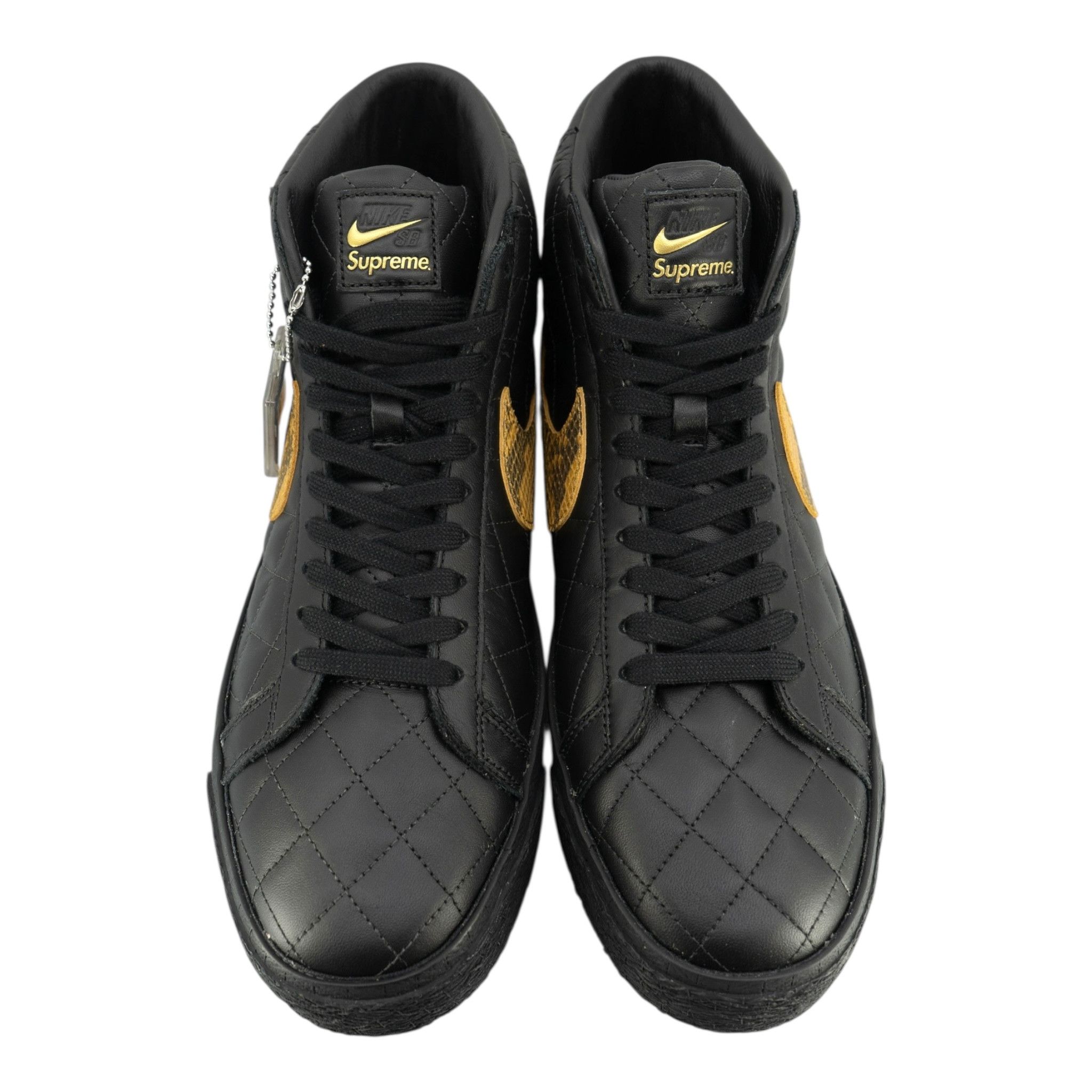 Nike SB Blazer Mid QS Supreme Black Size US 7.5 / EU 40-41 - 5 Thumbnail