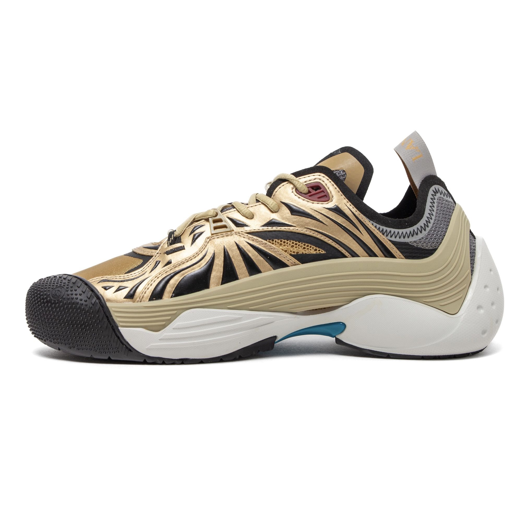 Lanvin Mesh Flash-X Sneakers Gold Size US 11 / EU 44 - 3 Thumbnail