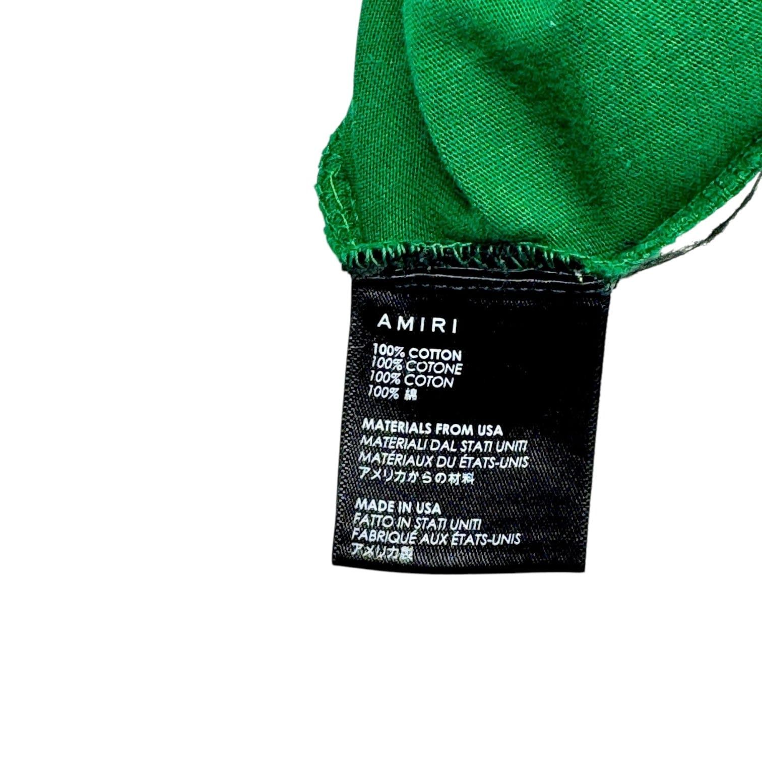 Amiri Amiri Take It Easy Baby Short Sleeve Tee Shirt Green Size US M / EU 48-50 / 2 - 6 Thumbnail
