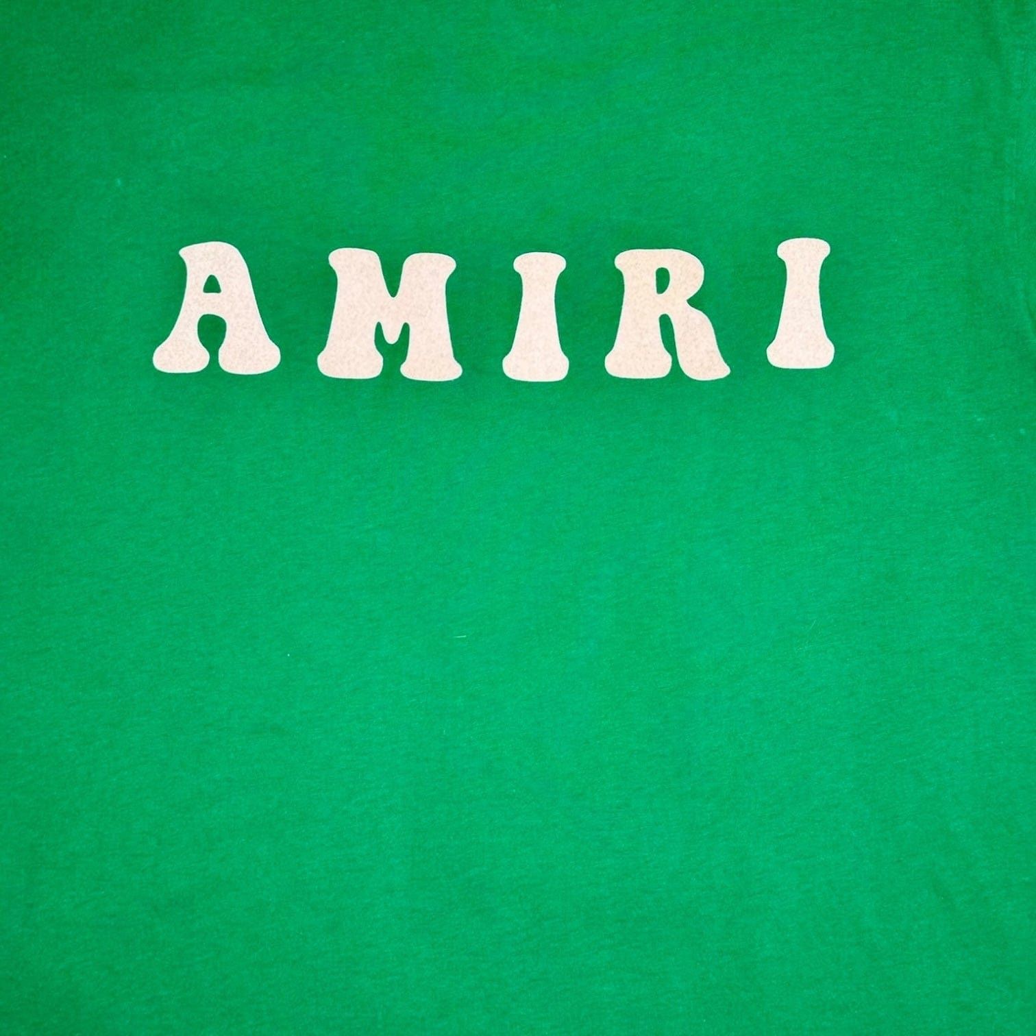 Amiri Amiri Take It Easy Baby Short Sleeve Tee Shirt Green Size US M / EU 48-50 / 2 - 4 Thumbnail