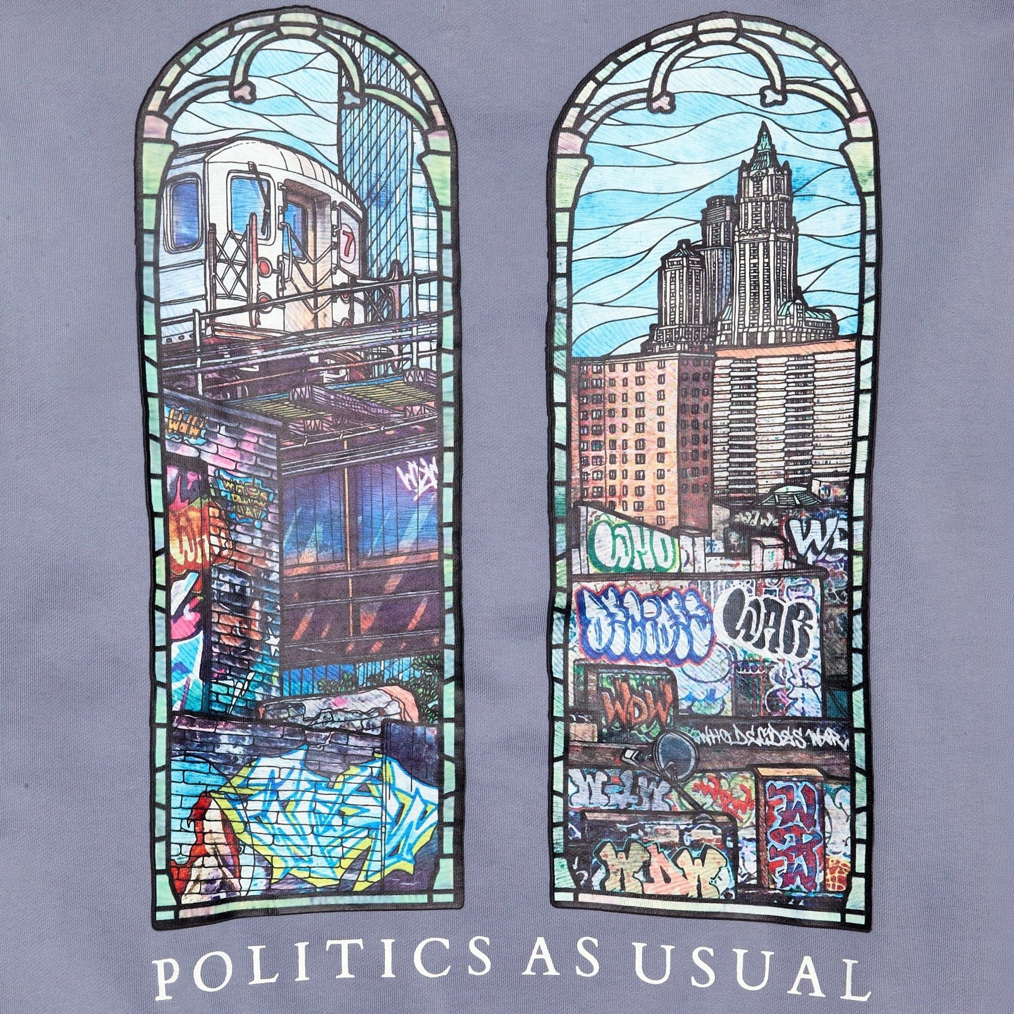 Who Decides War Politics As Usual Crewneck Sweatshirt Periwinkle Size US L / EU 52-54 / 3 - 3 Thumbnail