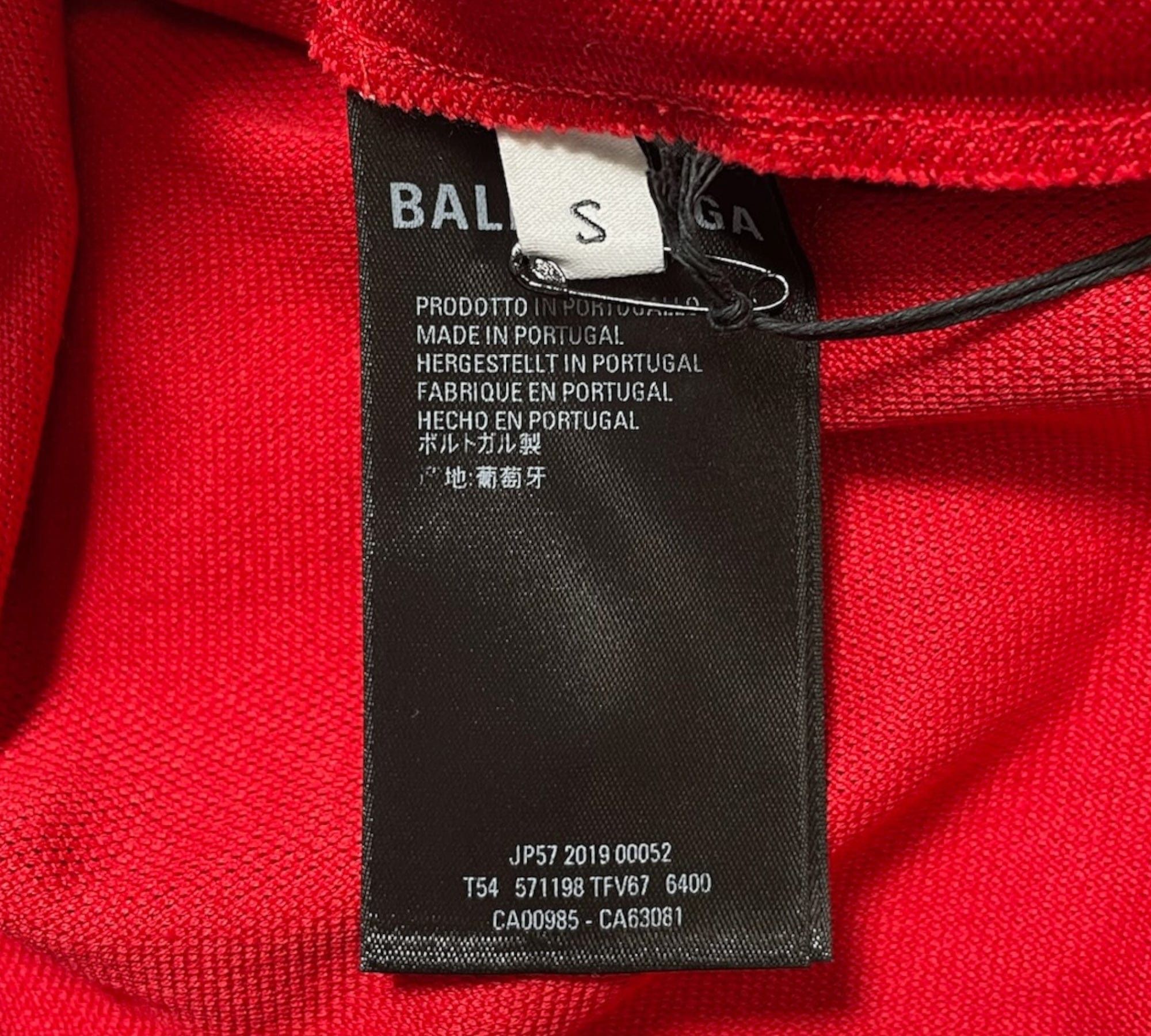 Balenciaga Balencaiga Logo Embroidered Polo Tee Shirt Red Size US XS / EU 42 / 0 - 4 Thumbnail